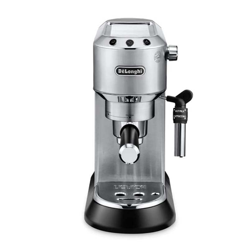 De'Longhi Dedica Style EC685.M Pump Espresso Coffee Machine - Stainless Steel, 15 Bar Pressure, Compact Design for Home & Office Use | Perfect for Latte, Cappuccino & Americano Coffee Lovers