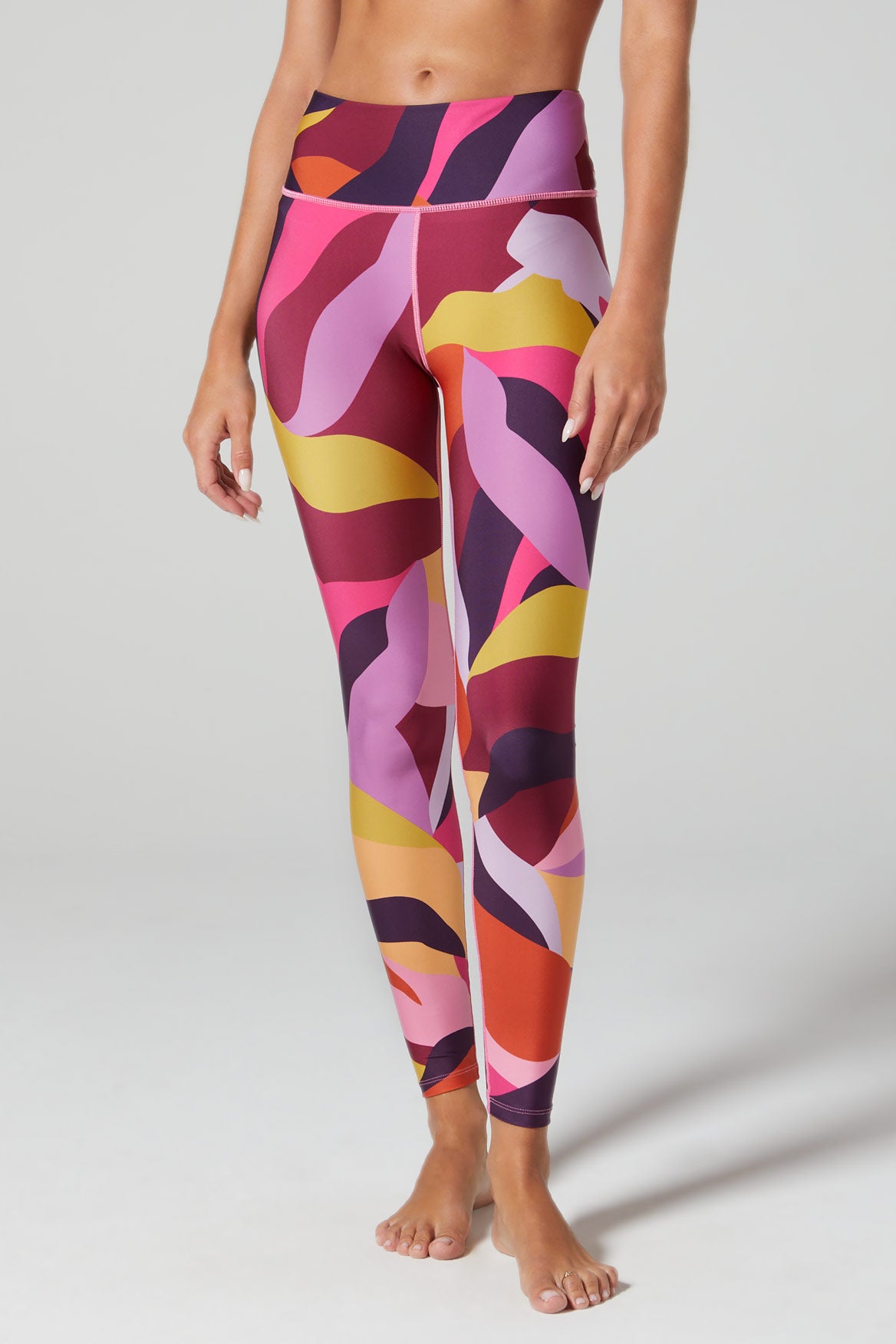Camila High-Waisted Yoga Leggings for Women - Moisture-Wicking Workout Pants with 4-Way Stretch | Perfect for Yoga, Running, Gym & Lounge