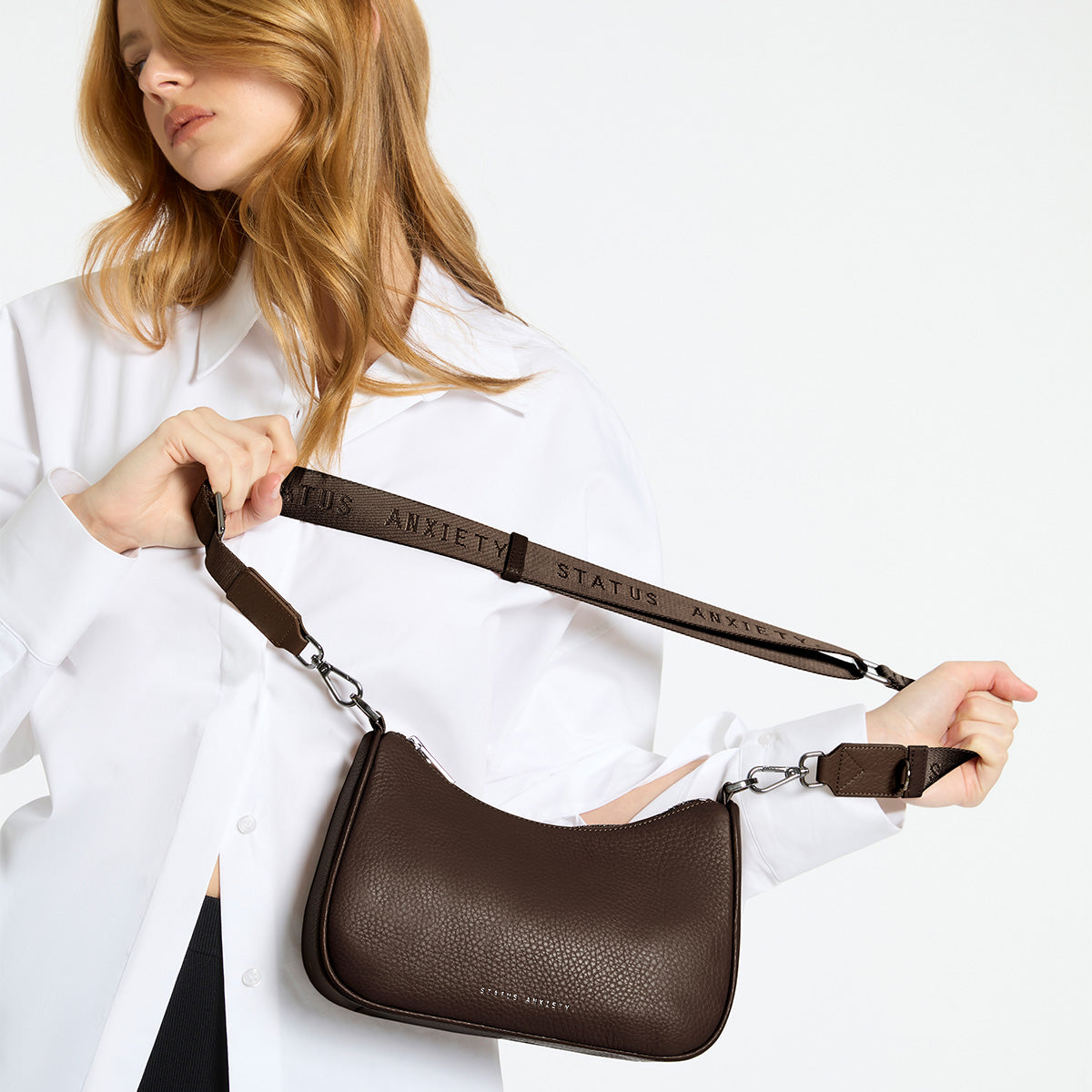 Look Both Ways Crossbody Bag in Cocoa - Stylish and Functional Purse for Women, Perfect for Everyday Use, Travel, and Work