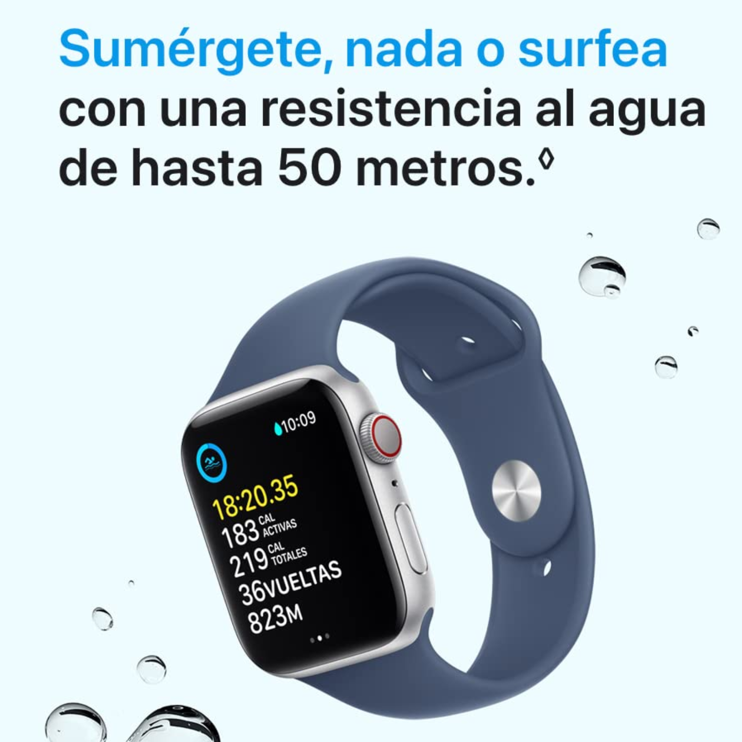 Apple Watch SE 2nd Generation 2024 (GPS) 40mm Starlight Aluminum Case with Starlight Sport Band S/M - Perfect for Fitness Tracking & Everyday Wear