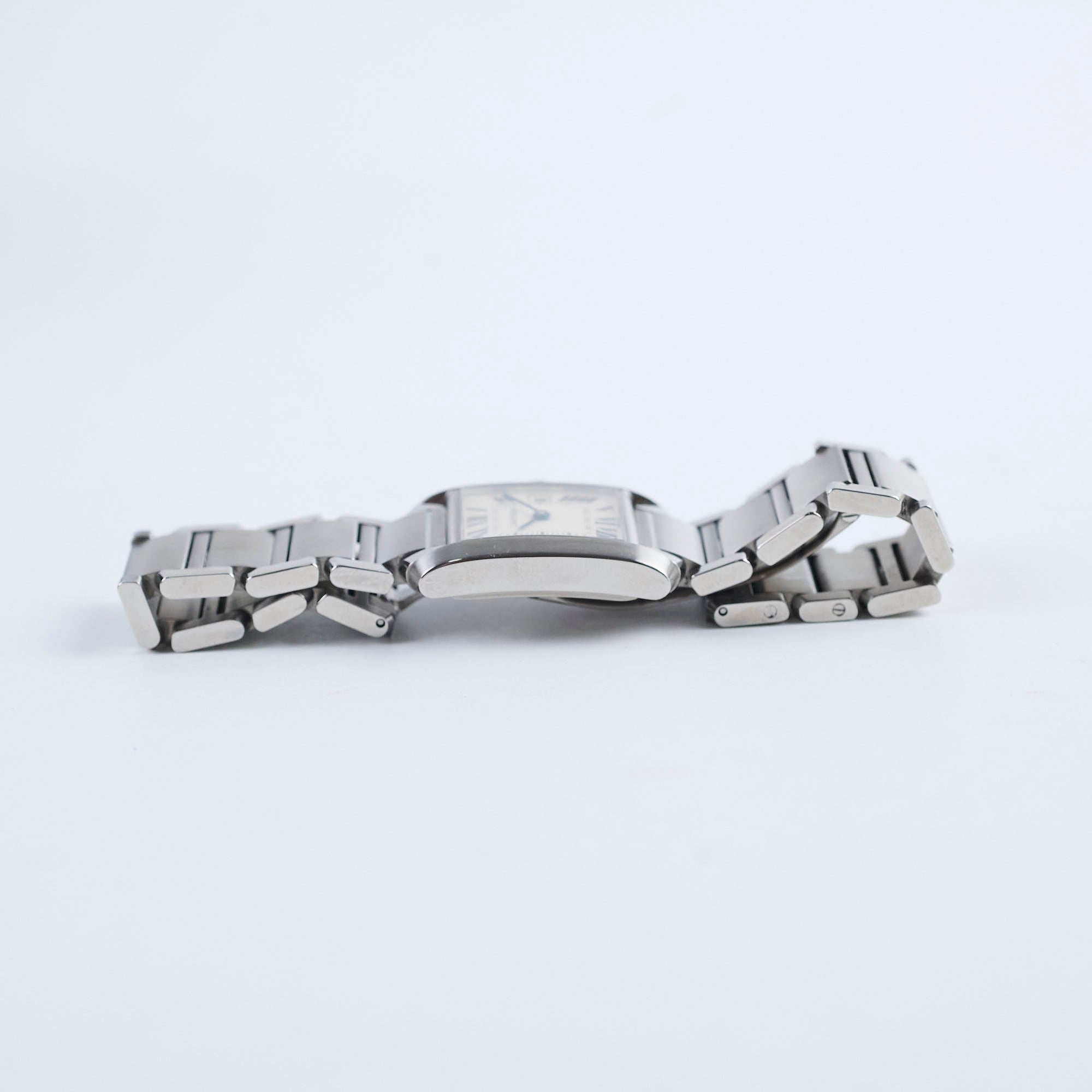 Cartier Medium Tank Francaise 27mm Stainless Steel Watch W51011Q3 - Luxury Women's Dress Watch for Business & Formal Occasions