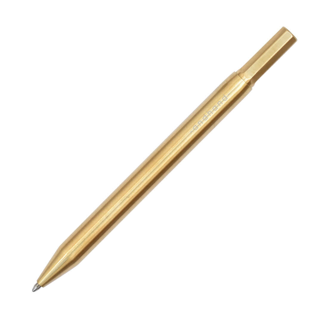 Premium Andhand Retractable Ballpoint Pen - Solid Brass Body - Smooth Writing for Office, School & Business Use - Elegant Gift for Professionals & Students