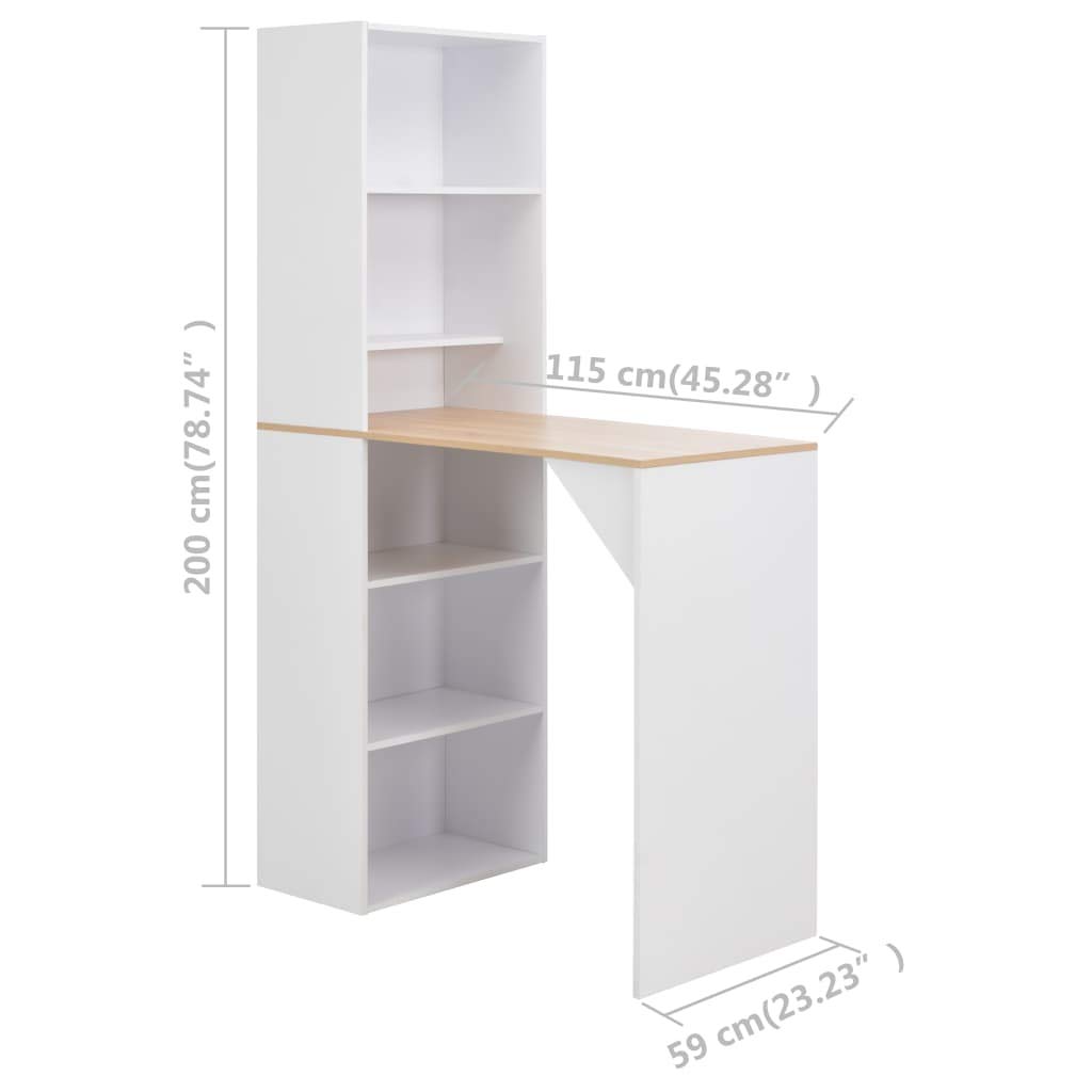 Modern Wine Cabinet & Bar Cabinet with Storage - Chipboard Sideboard Table for Kitchen & Dining Room - Perfect for Wine Display, Glassware Storage & Entertaining Guests