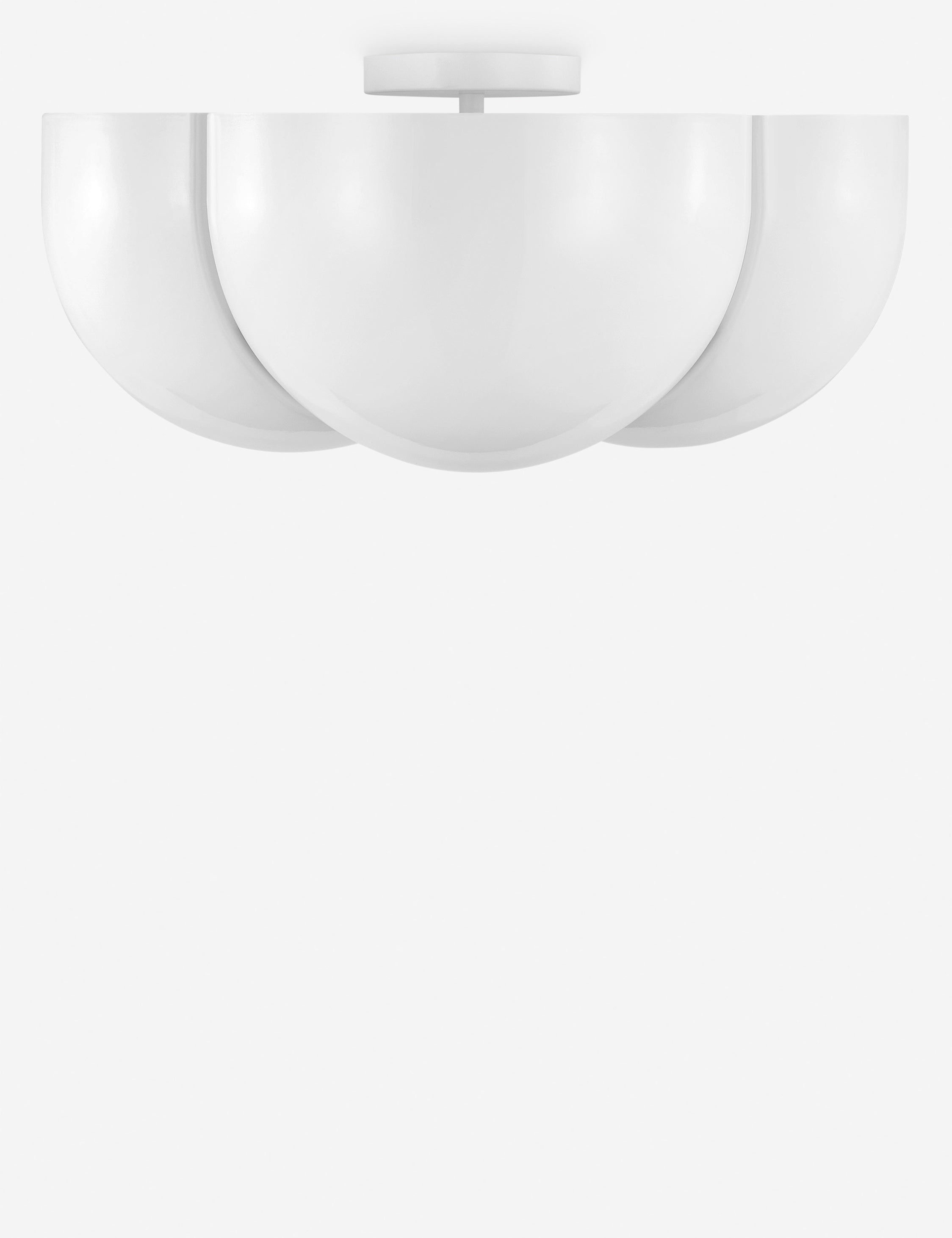 Cheverny Semi Flush Mount Light by Christiane Lemieux - Modern Ceiling Fixture for Dining Room, Bedroom & Hallway Lighting