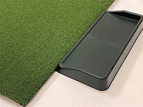 4ft x 5ft Premium Commercial Golf Mat with Urethane Backing - Professional Indoor/Outdoor Turf Stance Mat for Golfers of All Levels - Includes Golf Accessories & Durable Tray - Perfect for Driving Ranges, Backyard Practice & Home Golf Simulators