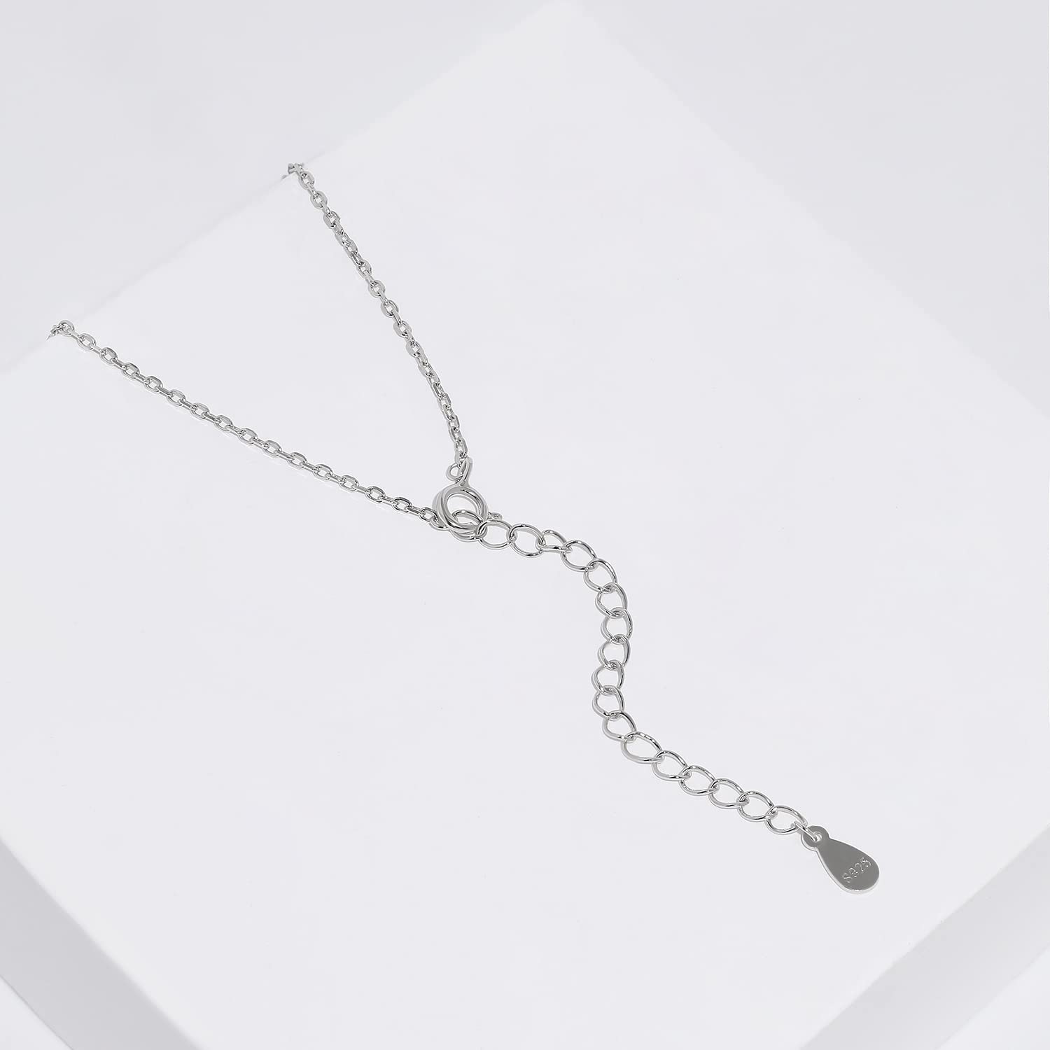 Trendy 925 Sterling Silver Layering Necklace Set for Women & Teen Girls - Adjustable 14-16 Inch Star Pendant Choker Necklace | Perfect for Layering, Everyday Wear, Gift Giving & Special Occasions