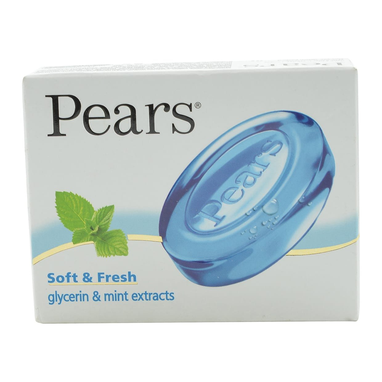Pears Soft and Fresh Soap Bar, 75g - Gentle Cleansing for Sensitive Skin - Perfect for Daily Face & Body Wash, Travel & Gym Use