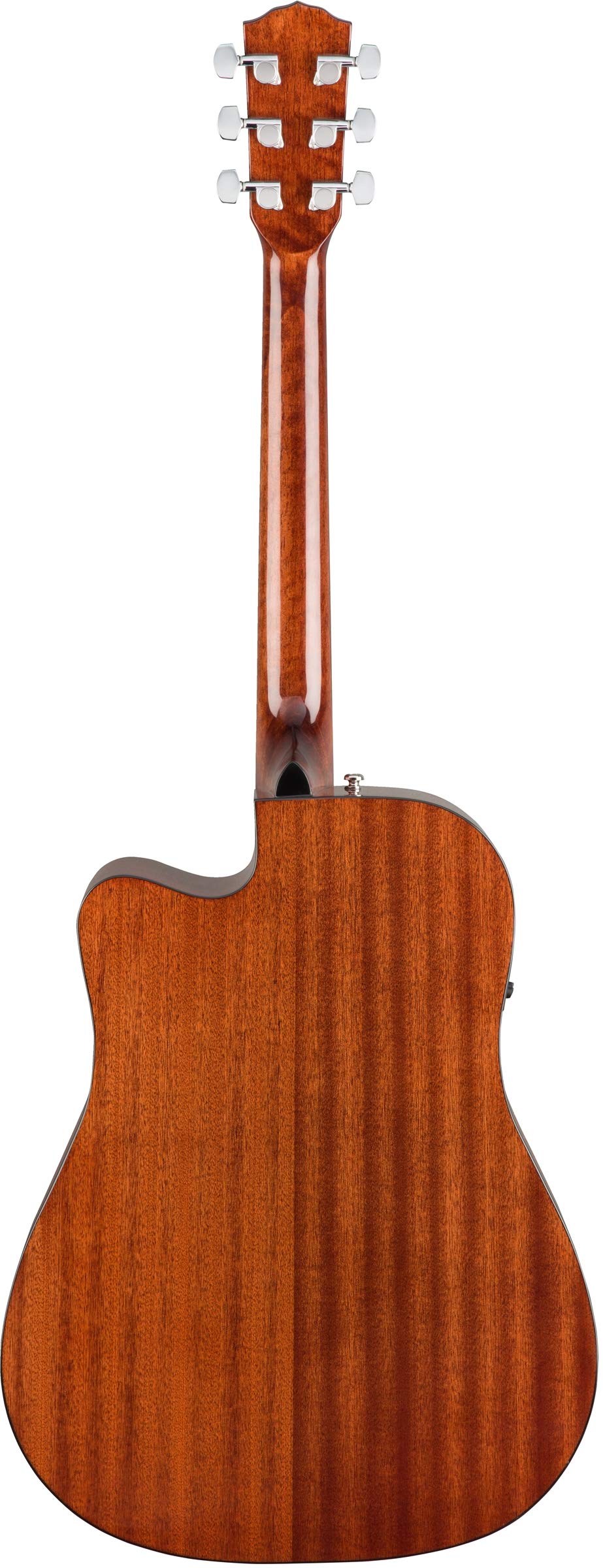 Fender CD-60SCE All Mahogany Solid Top Acoustic-Electric Guitar Bundle with Gig Bag, Tuner, Strap & Accessories - Perfect for Beginners, Live Performances & Studio Recording