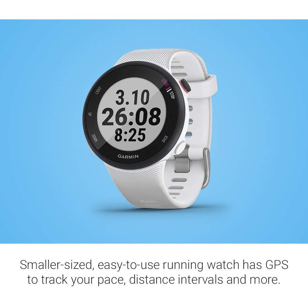 Garmin Forerunner GPS Running Smartwatch with Heart Rate Monitor - Certified Refurbished | Track Fitness, Running & Workouts for Men & Women
