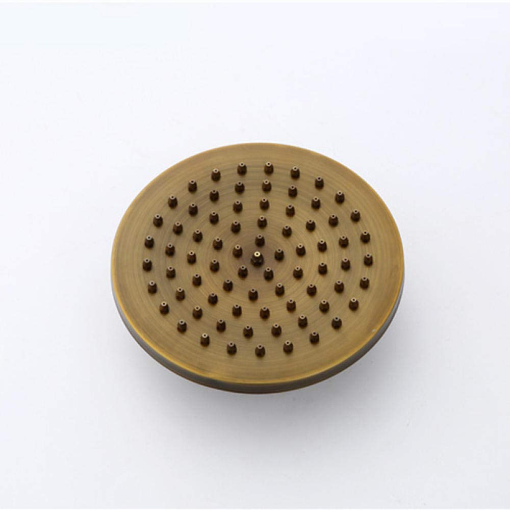 Vintage Brass Wall-Mounted Rain Shower Faucet Set with Handheld Shower - Bathroom Rainfall Shower System for Spa-Like Experience | Perfect for Modern & Luxury Bathroom Renovations