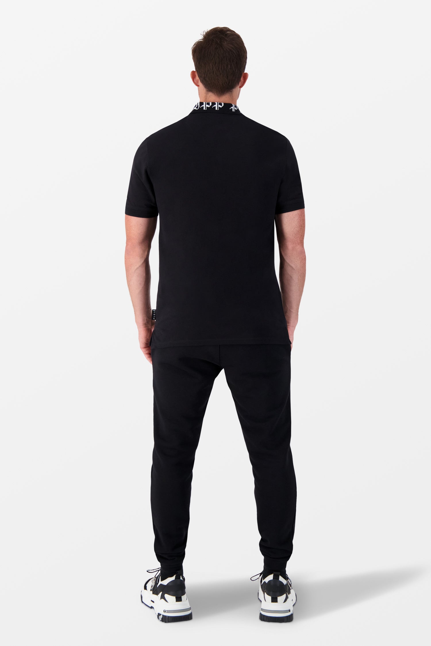 Philipp Plein Men's Black Short Sleeve Polo Shirt - Stylish Casual Wear for Summer & Business Casual Outfits
