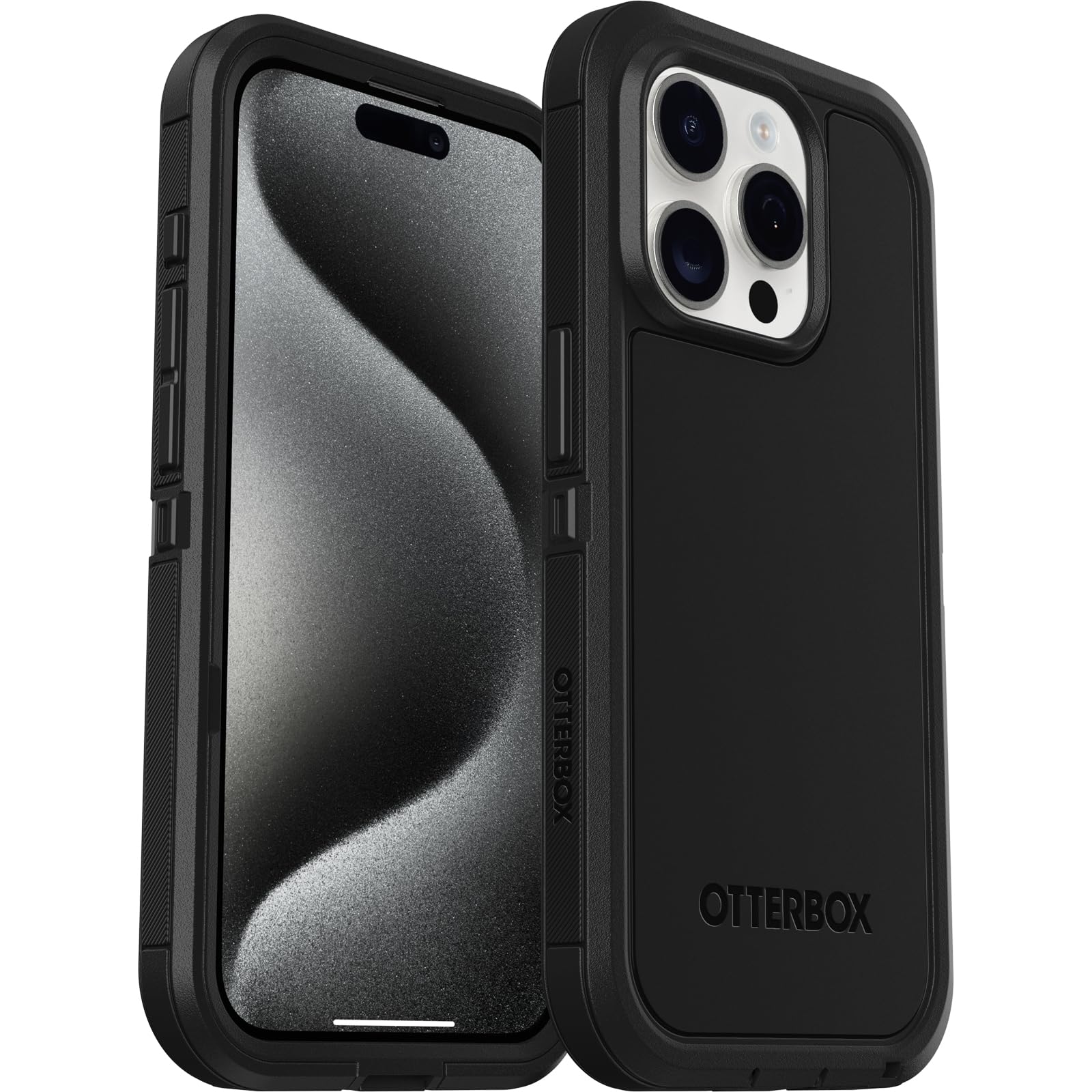 OtterBox Defender XT MagSafe Case for iPhone 15 Pro - Military-Grade Shockproof & Drop-Proof Protection (Black) - Perfect for Outdoor Adventures, Construction Sites & Extreme Activities