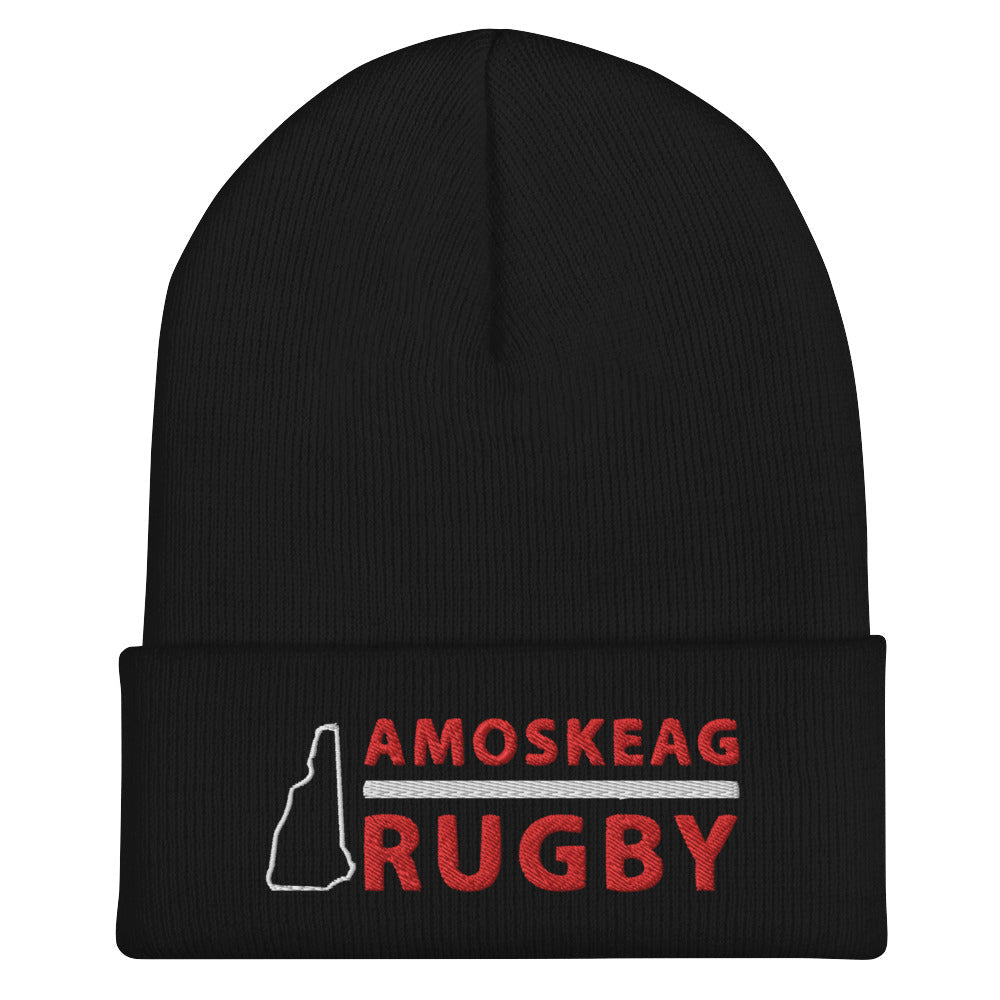 Amoskeag Cuffed Beanie for Men & Women - Soft Winter Knit Hat with Fold-Up Cuff - Warm Fleece Lined Skull Cap for Outdoor Activities, Skiing, Hiking, and Casual Wear