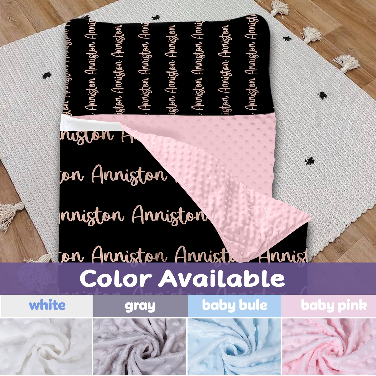 Personalized Duckbe Toddler Nap Mat for Daycare & Preschool - Portable Kids Sleeping Bag with Pillow & Blanket - Custom Name Kindergarten Nap Mat for Travel, Camping & Classroom Use - Black & Pink Options