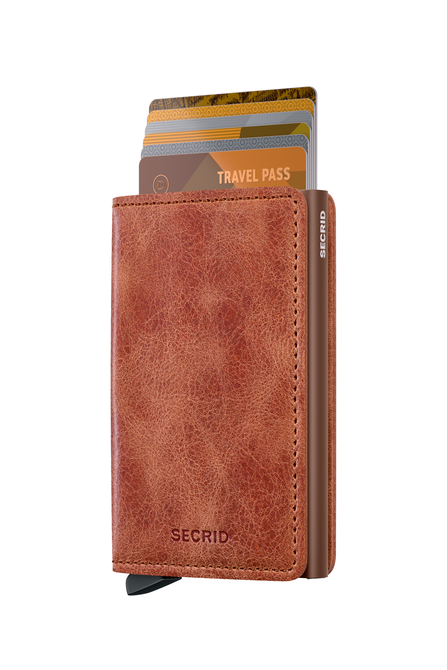 SECRID Slimwallet Vintage - RFID Blocking Leather Wallet for Men & Women | Compact & Stylish Card Holder for Everyday Use, Travel & Business