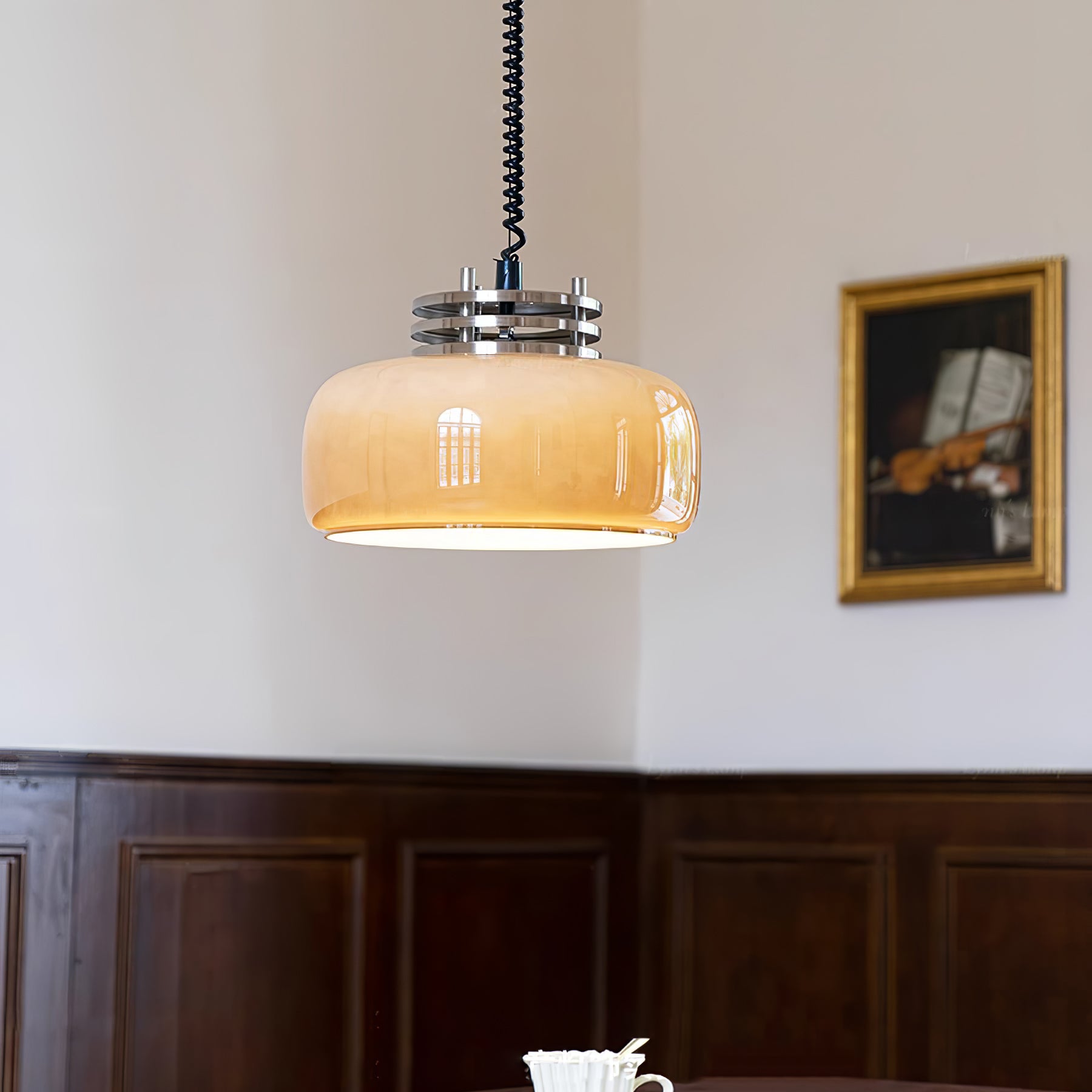 Modern Ebb Pendant Lamp - Sleek Scandinavian Design LED Hanging Light Fixture for Dining Room, Kitchen Island & Bedroom Lighting