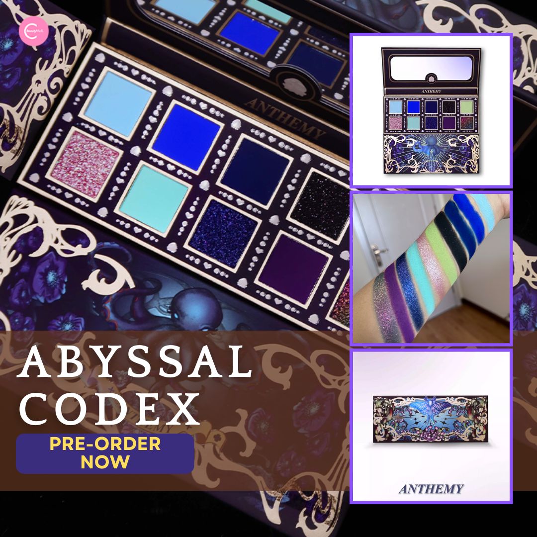 Anthemy Abyssal Codex Chameleon Eyeshadow Palette - 10 Highly Pigmented Transformative Shades for Day to Night Makeup Looks | Perfect for Parties, Date Nights & Special Occasions