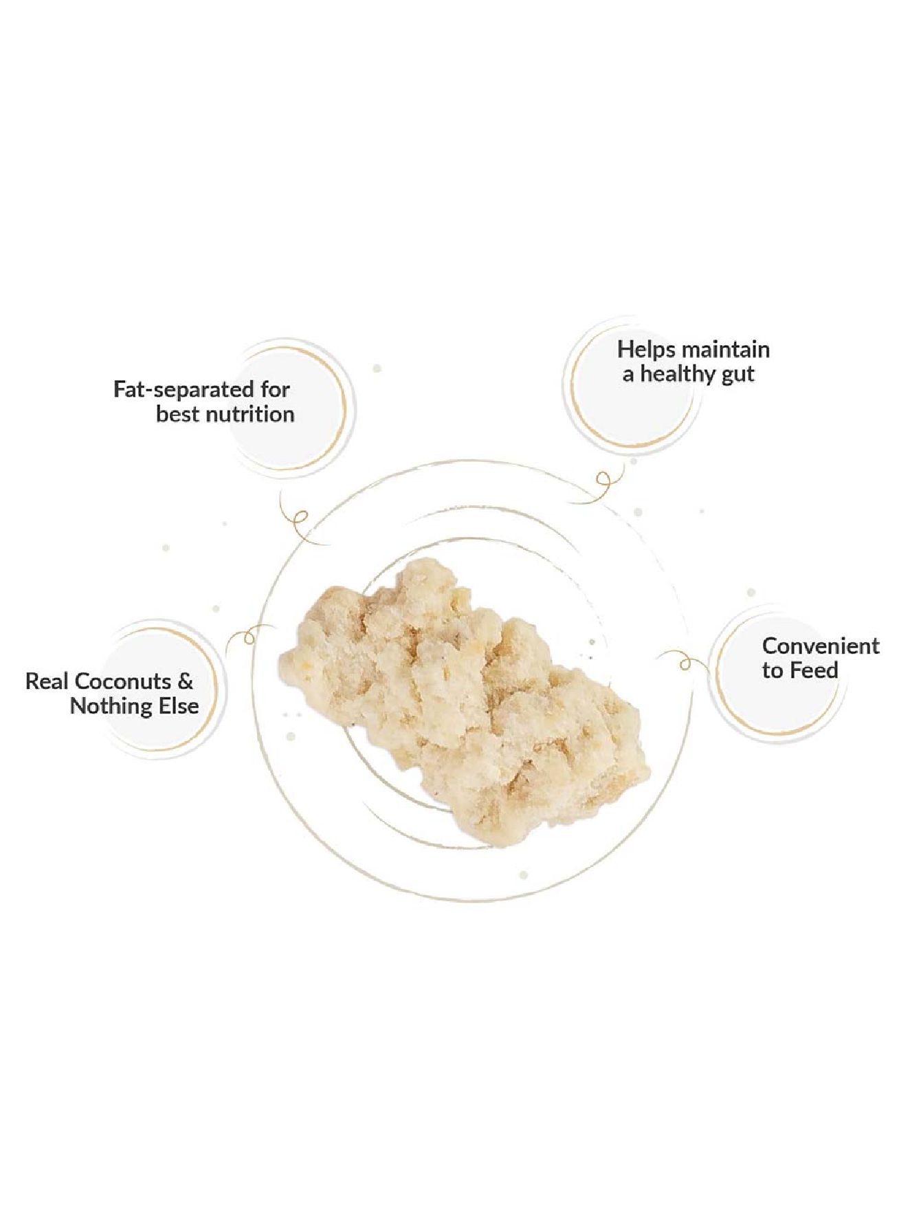 Freeze Dried Coconut Dog Treats by Dogsee Crunch - 30g, All-Natural & Healthy Snacks for Training, Rewards & Daily Chewing
