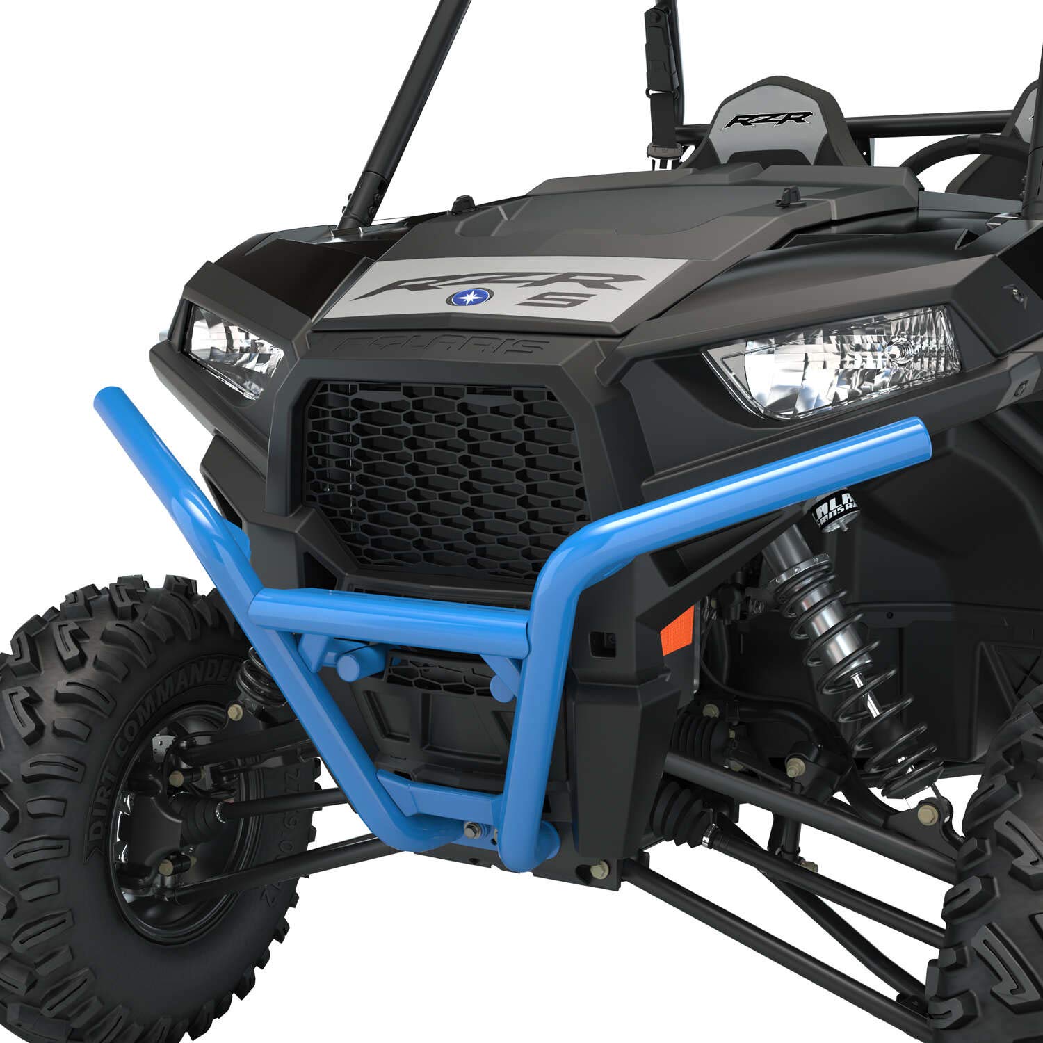 Polaris Front Low Profile Bumper for RZR & General - Velocity Blue | Heavy Duty Off-Road Protection | Perfect for Trail Riding & Mud Adventures