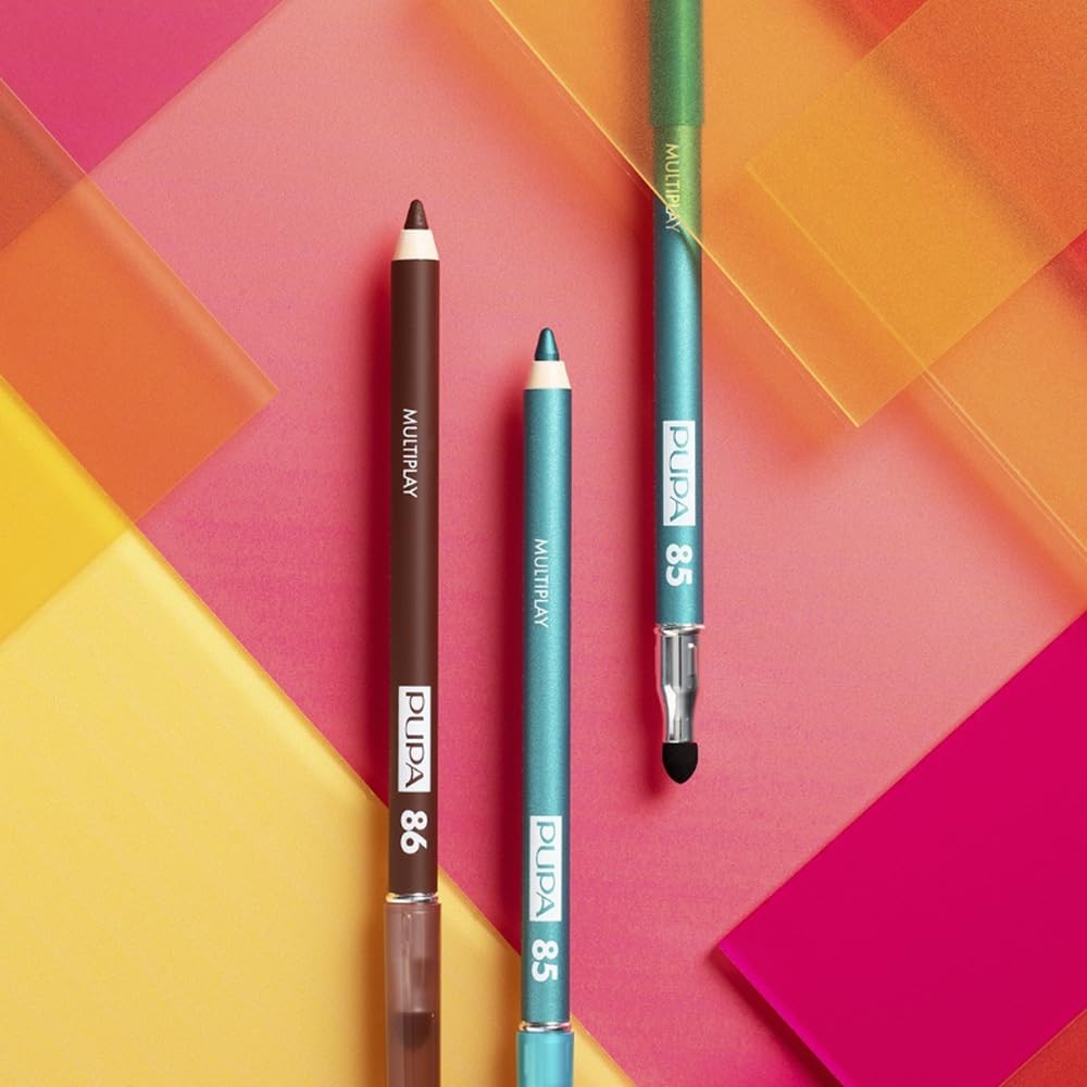Pupa Milano Multiplay Eye Pencil - 59 Wasabi Green Waterproof Eyeliner for Women, 0.04 oz | Long-Lasting Smudge-Proof Eye Makeup Pencil for Everyday Wear & Party Looks