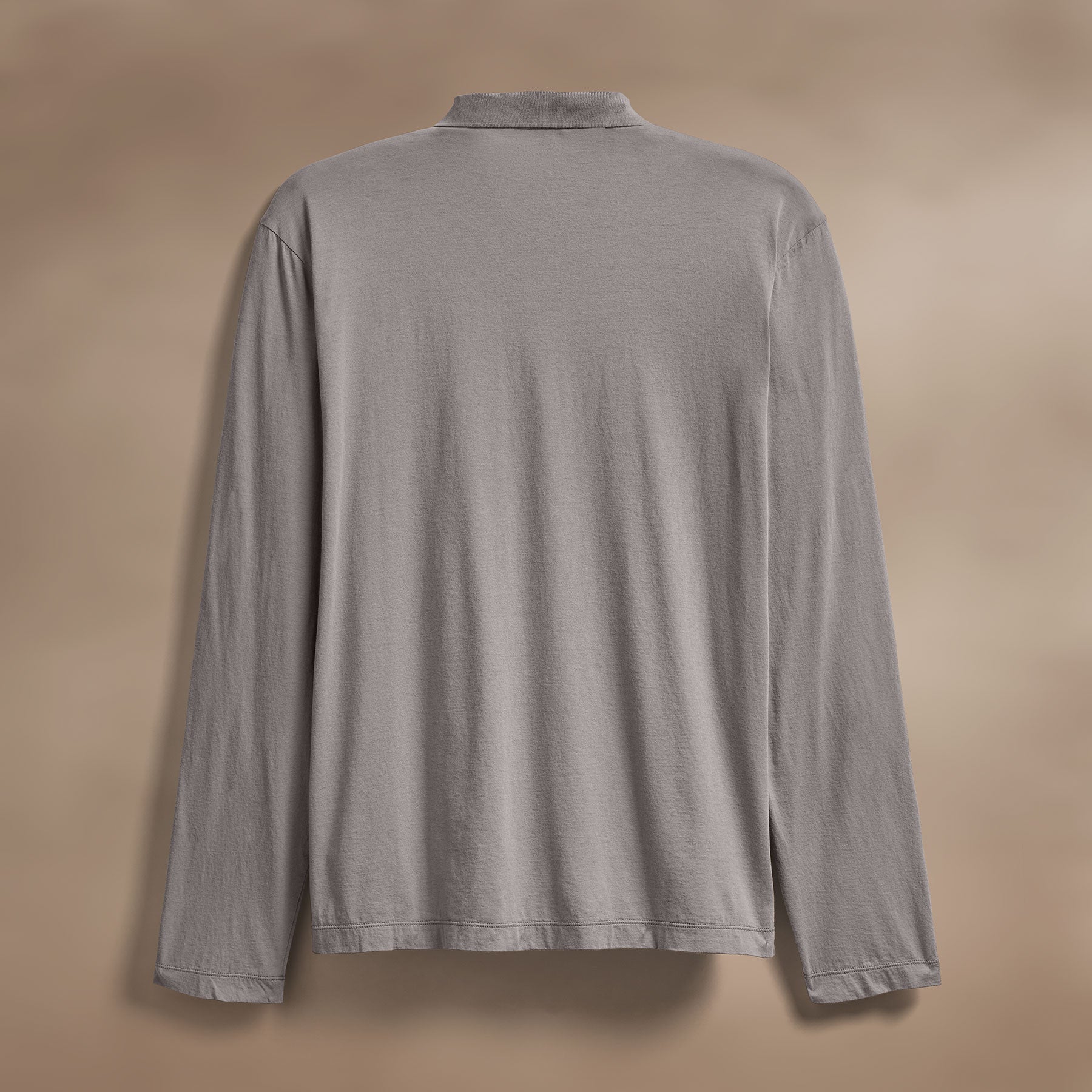 Luxe Lotus Jersey Long Sleeve Polo Shirt for Men - Premium Comfort & Stylish Design - Perfect for Casual Wear, Office & Outdoor Activities