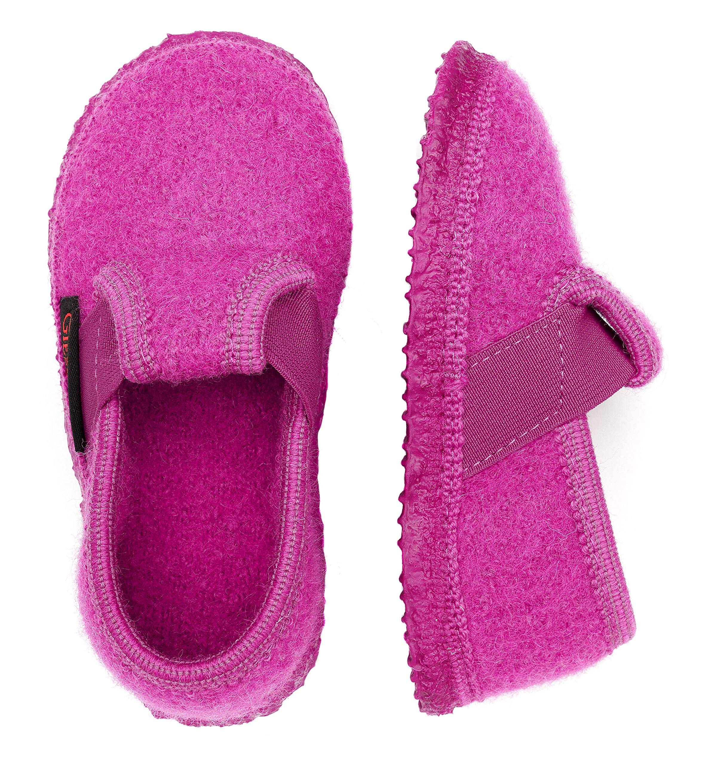 Giesswein Boys' Low-Top Slippers for Kids - Soft & Comfortable Indoor/Outdoor House Shoes - Perfect for Playtime, School & Home Use (Size 1 US Little Kid)