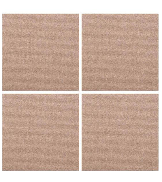 25% OFF Triluc Non-Slip Washable Waterproof Pet Feeding Mat - 4-Piece Beige Set for Dogs & Cats - Perfect for Food Bowls, Water Dishes, and Messy Eaters