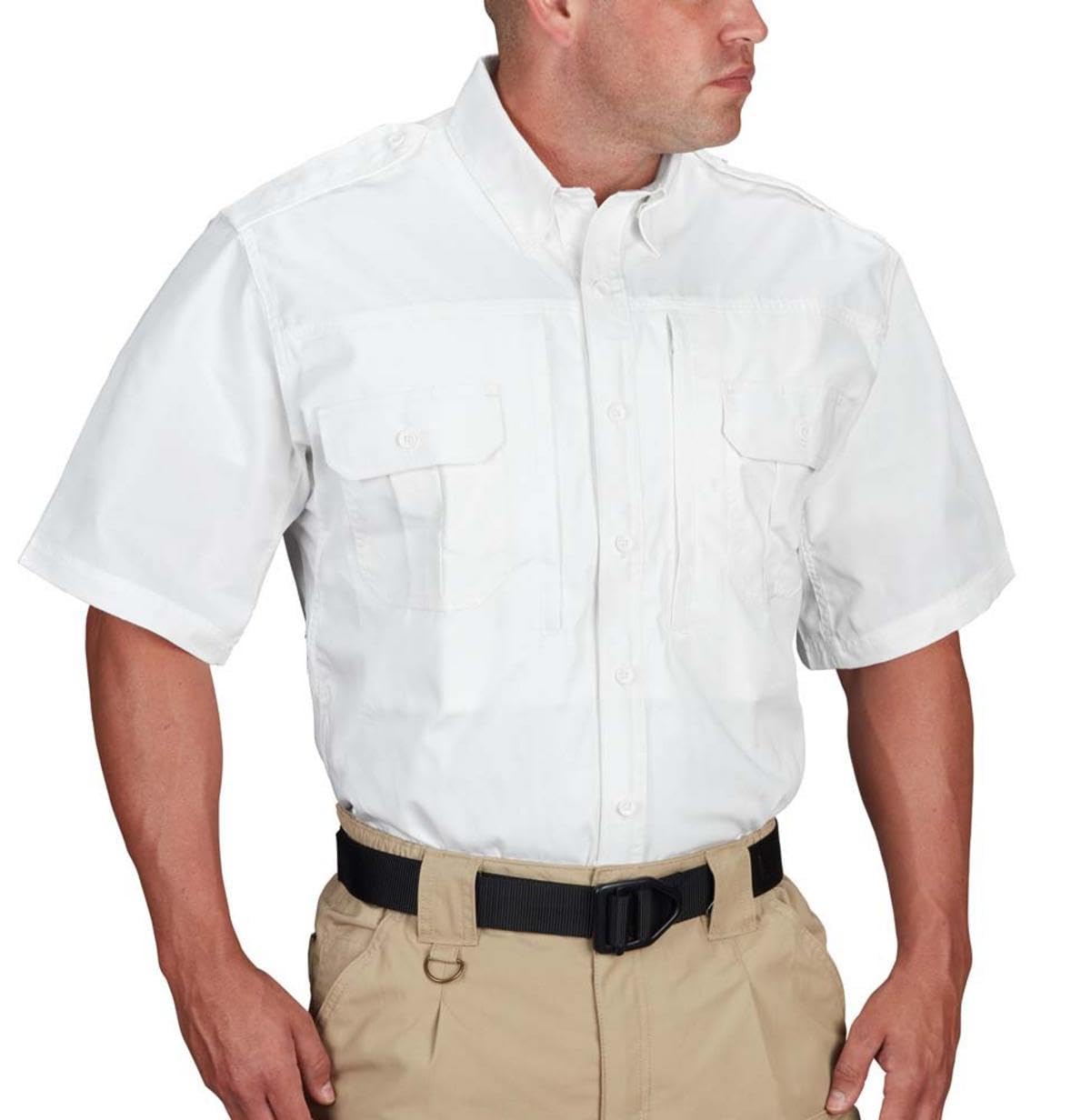 Propper Short Sleeve Tactical Shirt - Military & Outdoor Performance Shirt for Men | Durable, Moisture-Wicking & Breathable | Ideal for Hiking, Camping & Tactical Operations