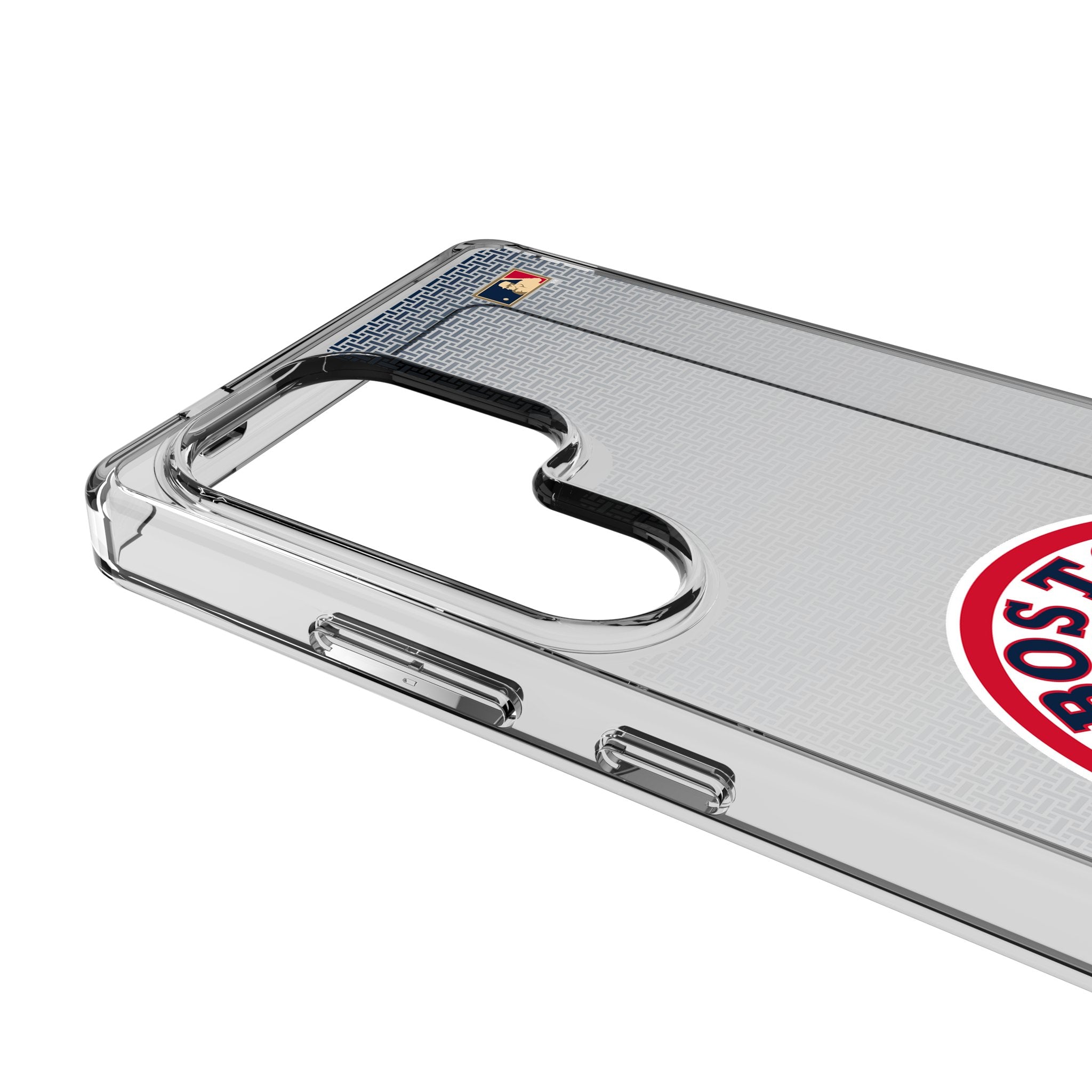 Boston Red Sox 1976-2008 Cooperstown Collection Linen Clear Phone Case for Samsung Galaxy - Perfect for Baseball Fans & Game Day Protection