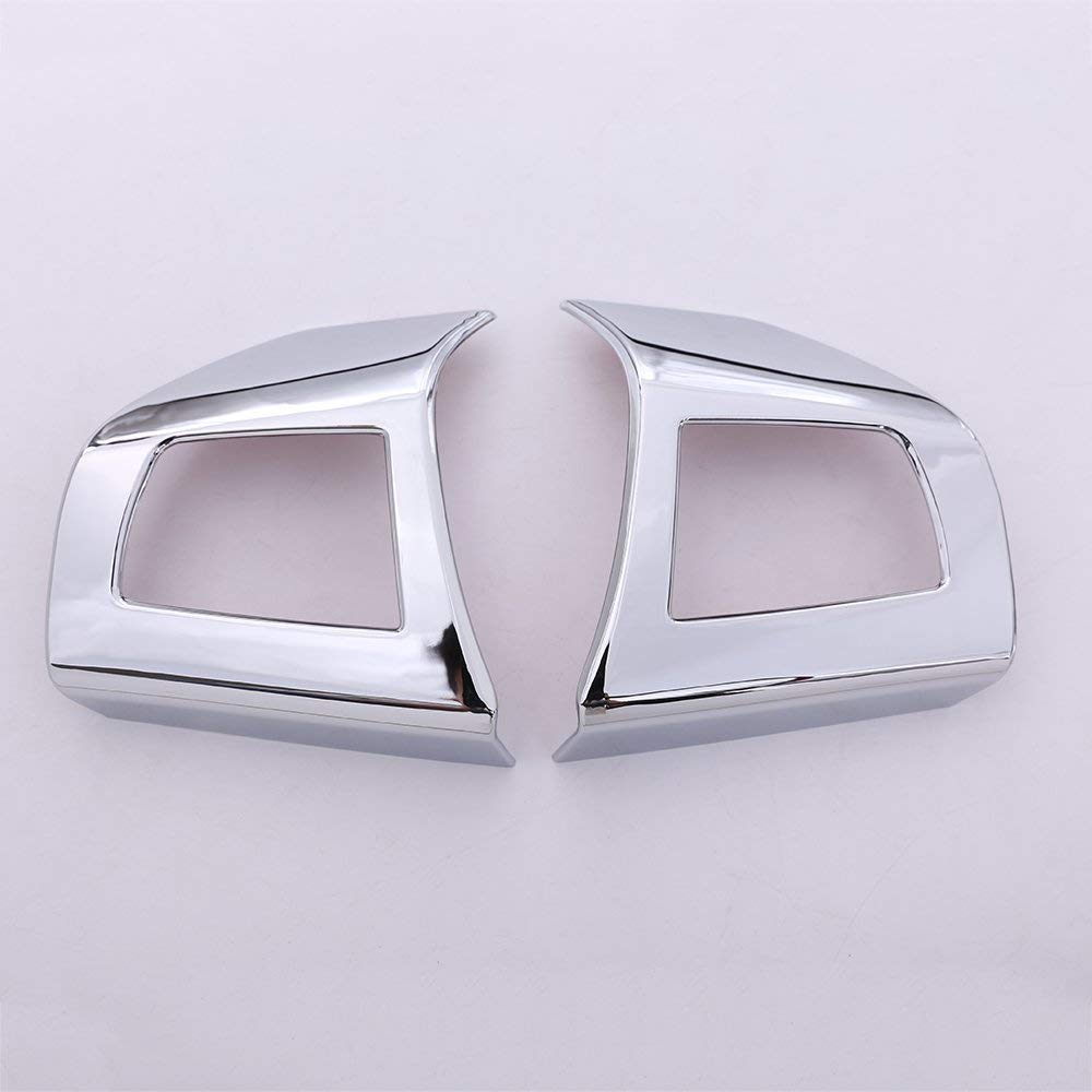 ABS Plastic Steering Wheel Button Frame Cover Trim for Maserati Levante Ghibli Quattroporte - Chrome Silver Finish | Interior Accessory Upgrade for Enhanced Driving Experience
