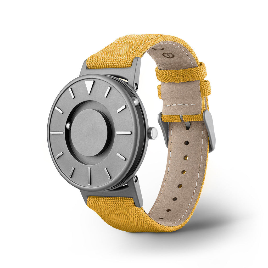 Eone The Bradley Canvas Watch - Minimalist Analog Watch for Men & Women - Stylish Waterproof Wristwatch for Business, Casual & Outdoor Activities