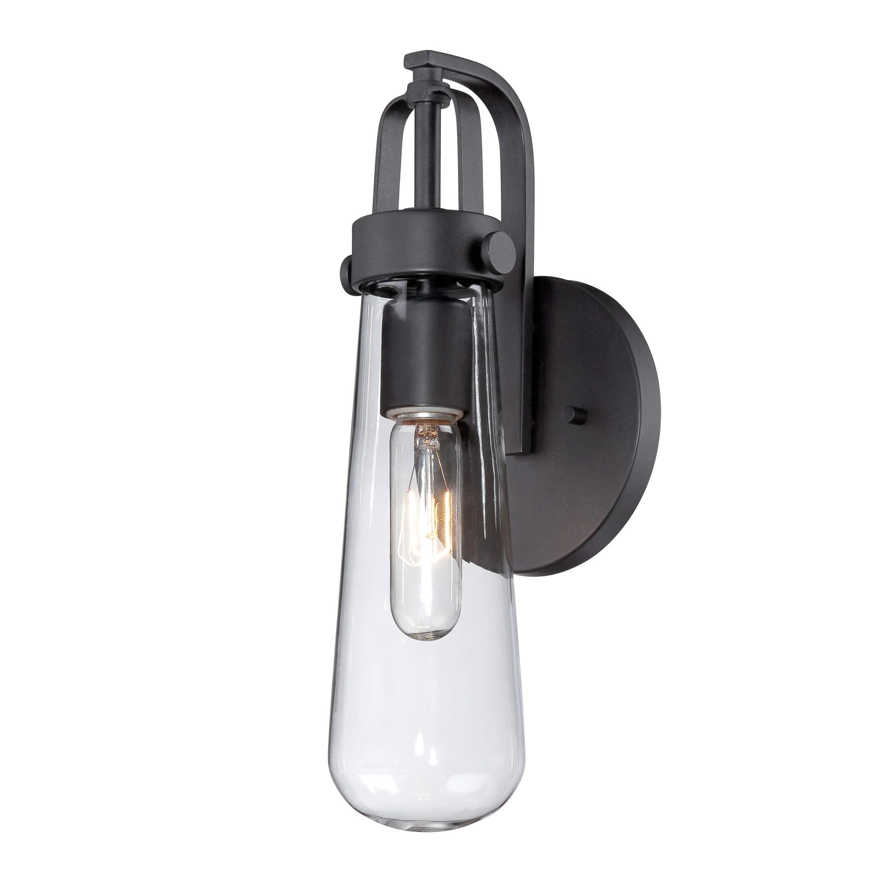 Vintage Industrial Beaker Sconce Wall Light - Open Box - Perfect for Cafe, Bar, or Science-Themed Home Decor
