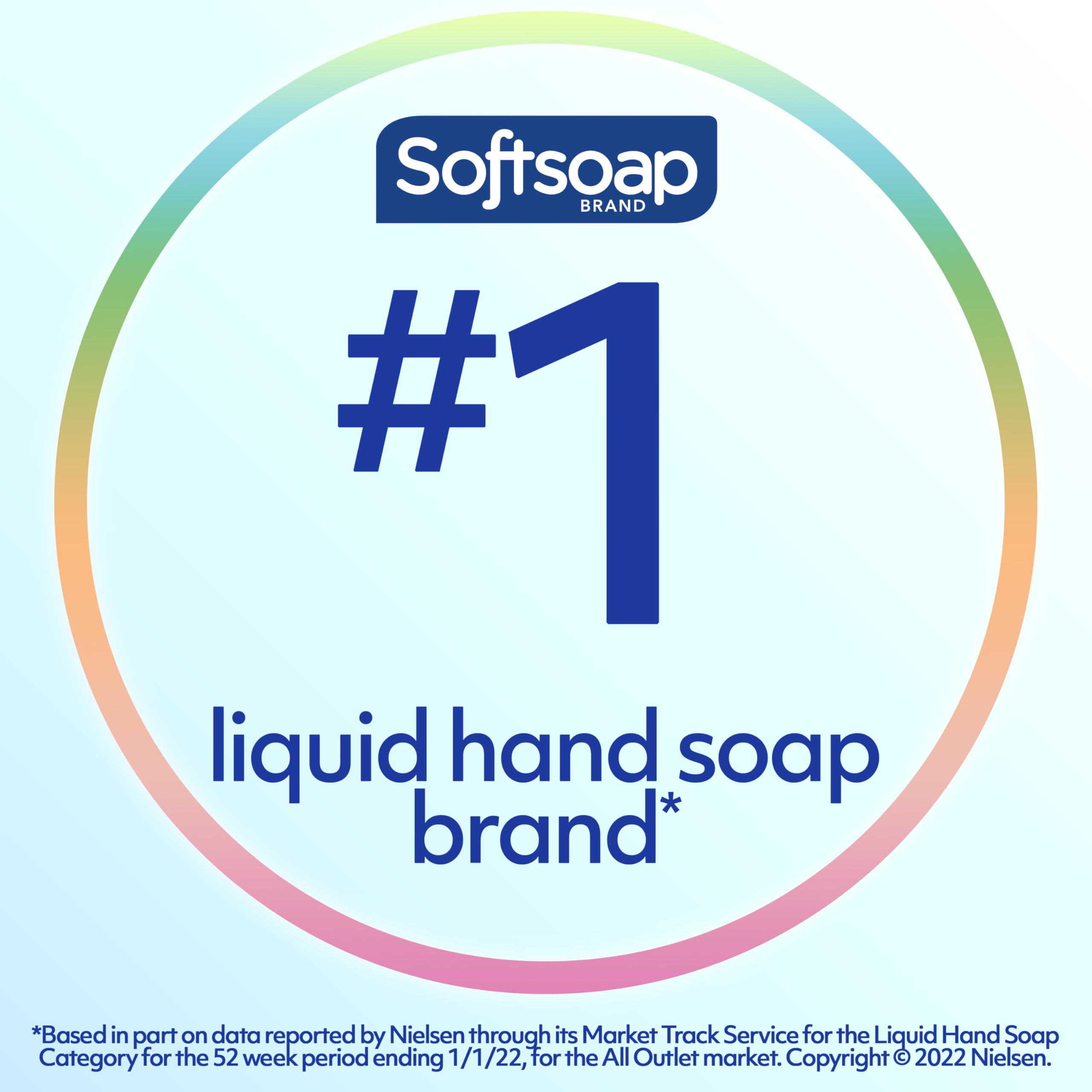 Softsoap Antibacterial Liquid Hand Soap 6-Pack (Cool Splash & Kitchen Fresh) - 11.25 oz Each - Kills 99.9% of Germs - Moisturizing & Refreshing for Daily Hand Washing at Home, Office, or School