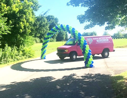 Drive Through Large Balloon Arch Kit - 12FT Inflatable Party Decor for Birthdays, Weddings & Grand Openings | Perfect for Outdoor Events & Photo Backdrops