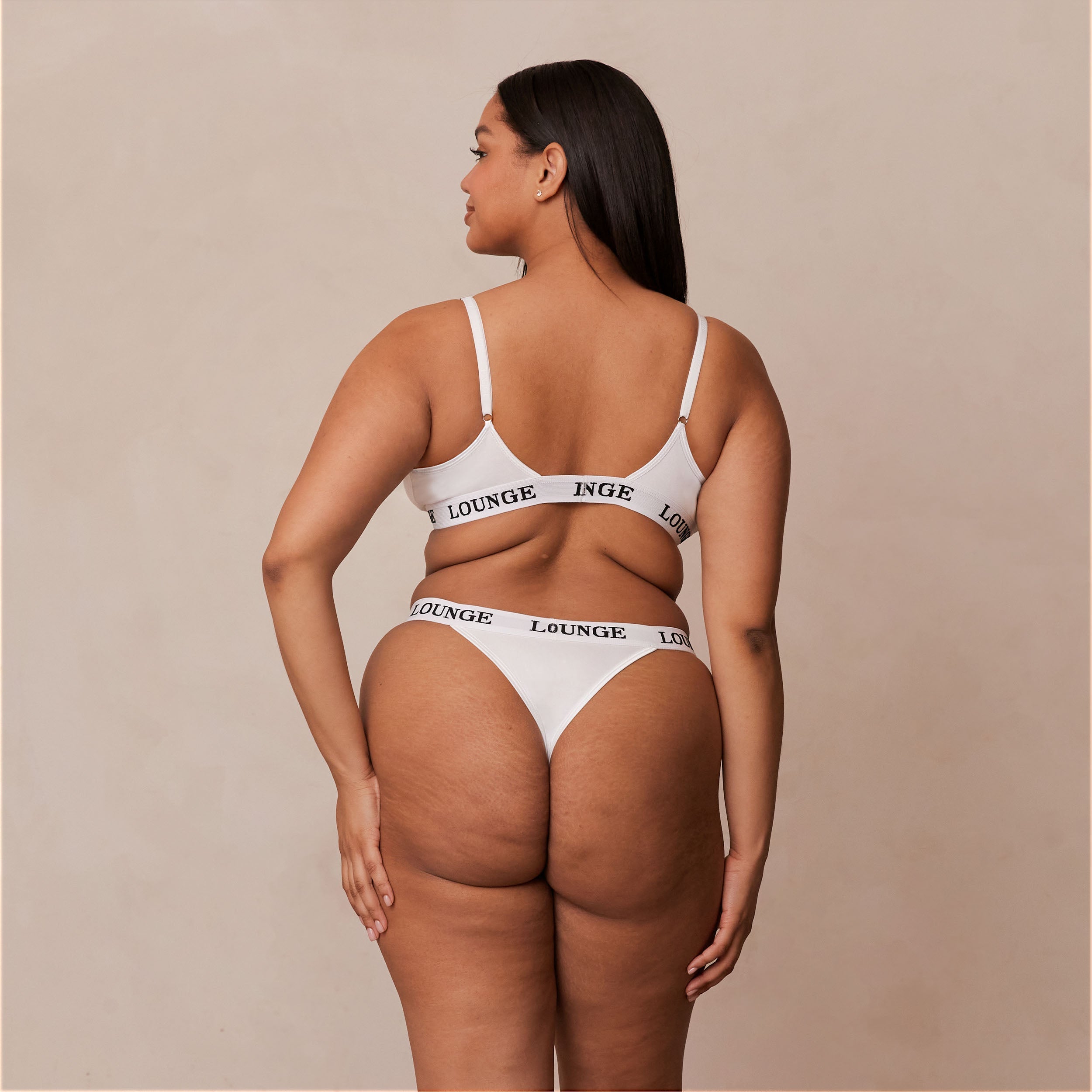 Bamboo Triangle Bra - All White | Eco-Friendly Women's Lingerie | Perfect for Yoga, Lounge & Everyday Wear