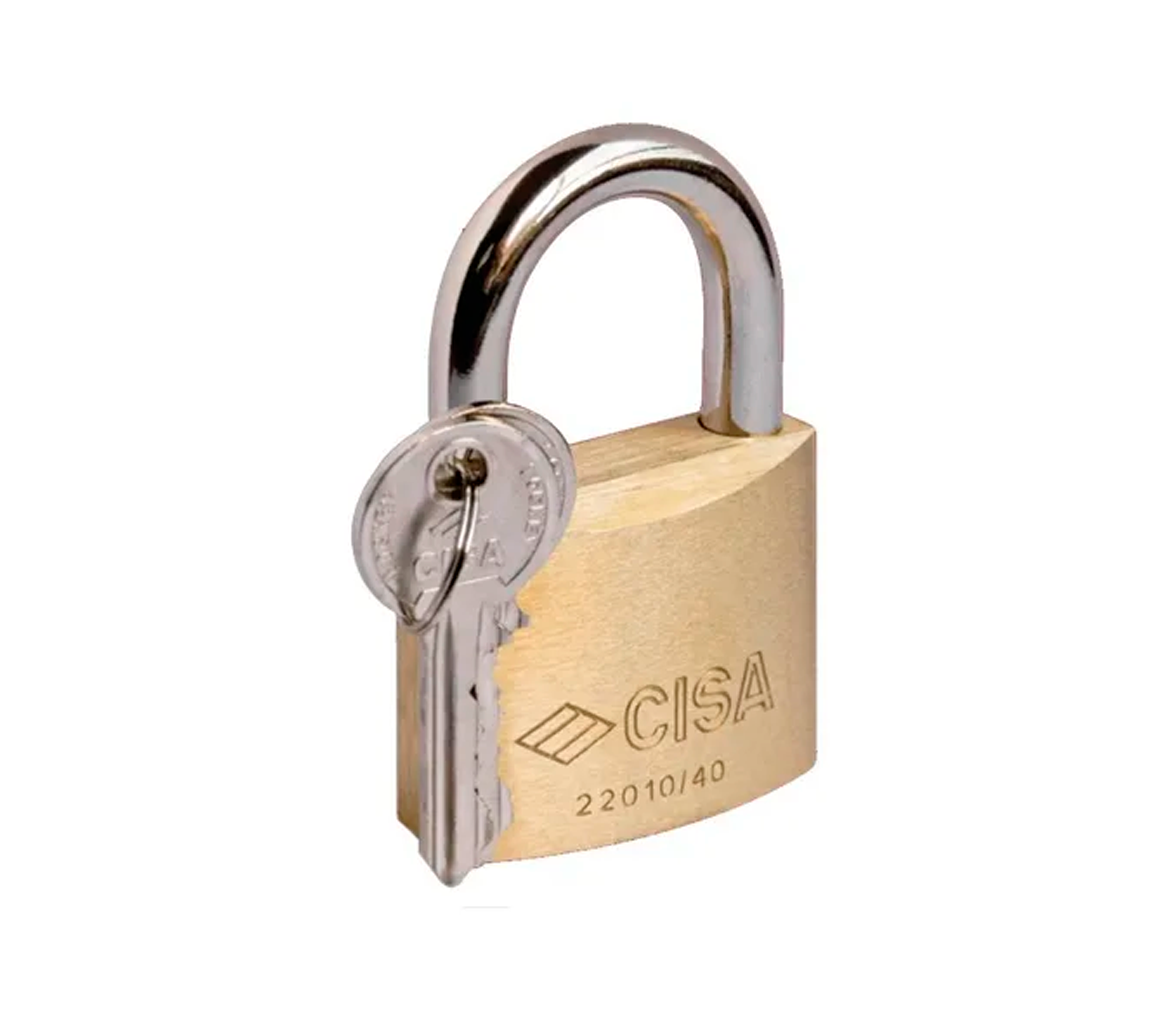 High Security Brass Padlock with CISA Arc - Ideal for Lockers, Gates, Storage Units & Outdoor Use