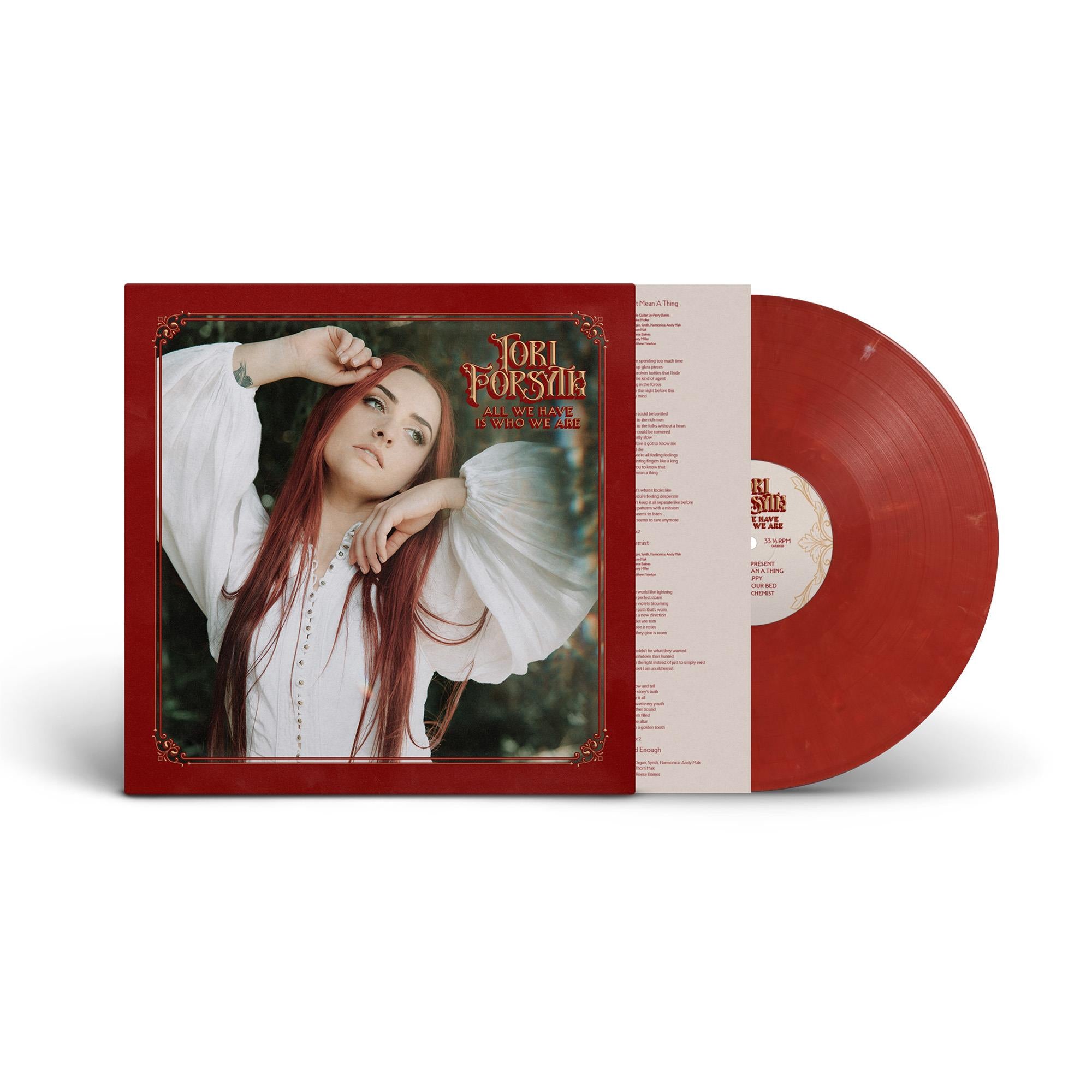 All We Have Is Who We Are - Limited Edition Cherry Red Eco Mix Vinyl Record | Perfect for Music Collectors & Vinyl Enthusiasts | Ideal for Home Listening, Gifts & Special Occasions