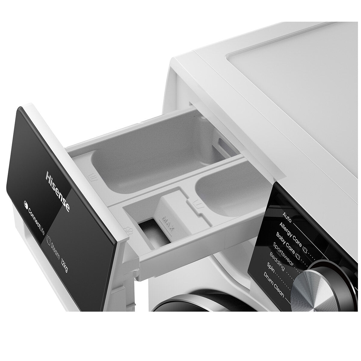Hisense 12kg Series 5 Front Load Washing Machine HWF5S1214 - Energy Efficient, Quiet Operation for Laundry Rooms & Apartments | Perfect for Families & Small Spaces