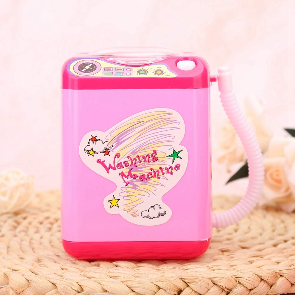 Mini Electric Brush Washing Machine for Makeup Tools - Portable Simulated Washing Device for Brushes, Sponges & Beauty Accessories | Perfect for Home, Salon & Travel Use