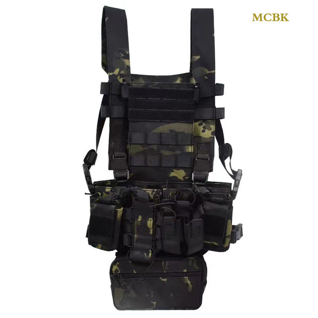 Russian Tactical Vest EMR - Quick Release Hunting Vest with MOLLE System, Adjustable & Breathable Military Gear for Outdoor, Airsoft, Hunting & Survival - D3 Tactical Vest for Men