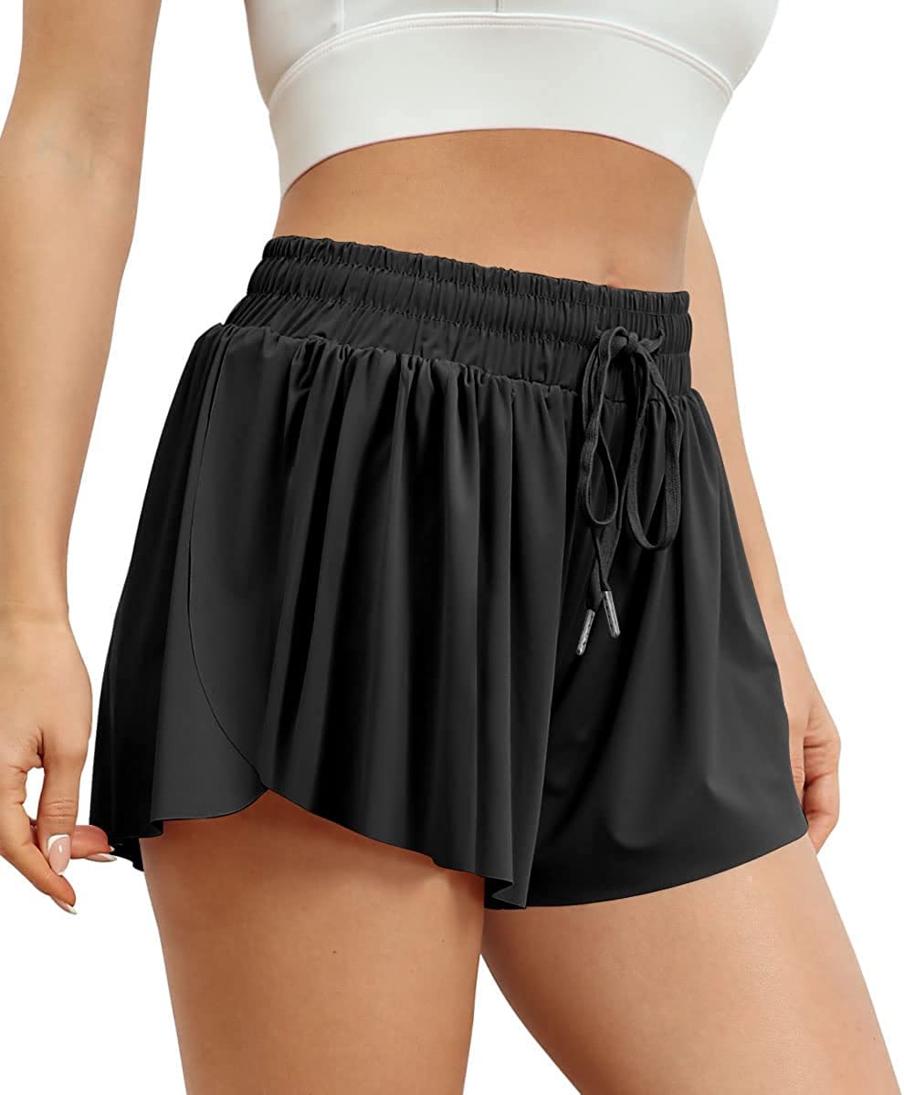 RVMFK Women's High Waist Sweat Shorts - Elastic Comfy Athletic Running Shorts for Summer Workout & Casual Wear | Perfect for Gym, Yoga, Jogging and Lounge