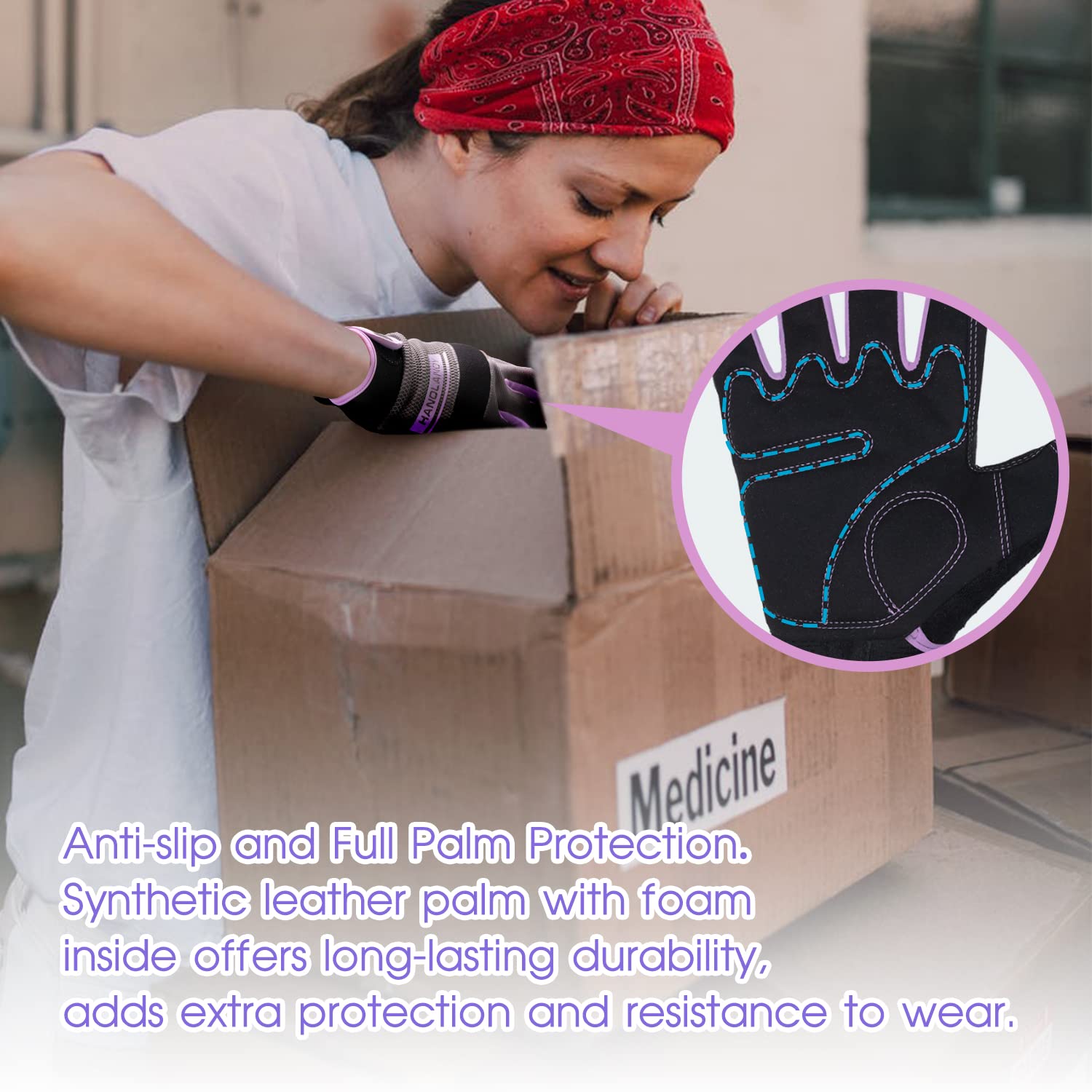 Women's Utility Work Gloves - Touch Screen Safety Gloves for Mechanics & Yard Work | Durable & Breathable for Outdoor Tasks