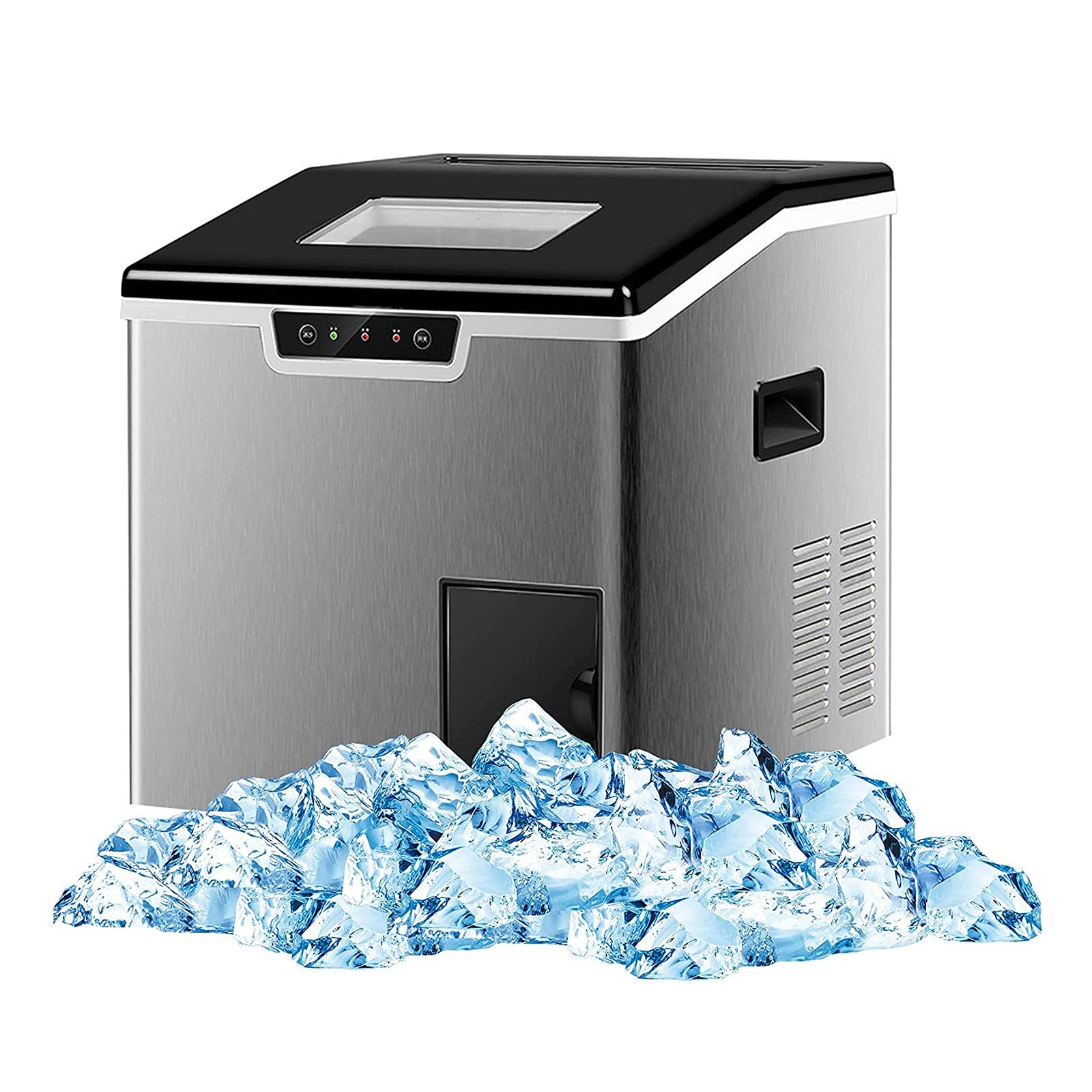 Portable Ice Maker Machine - 88Lbs/24H Fast Ice Production for Home, Kitchen, Office & Bar | Perfect for Cocktails, Parties & Daily Use