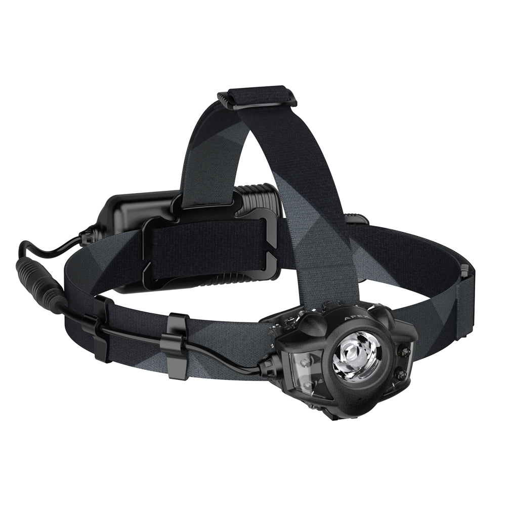 Princeton Tec Apex Rechargeable Headlamp - 500 Lumen LED Headlight for Camping, Hiking, Running & Outdoor Adventures