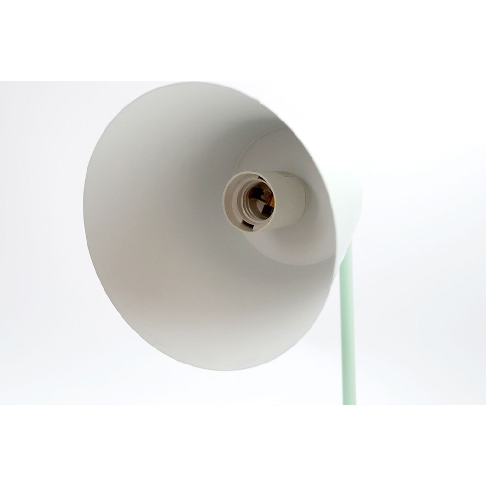 **Celes Adjustable Metal Table Desk Lamp with Shade - Mint Green - Perfect for Home Office, Study & Reading**
