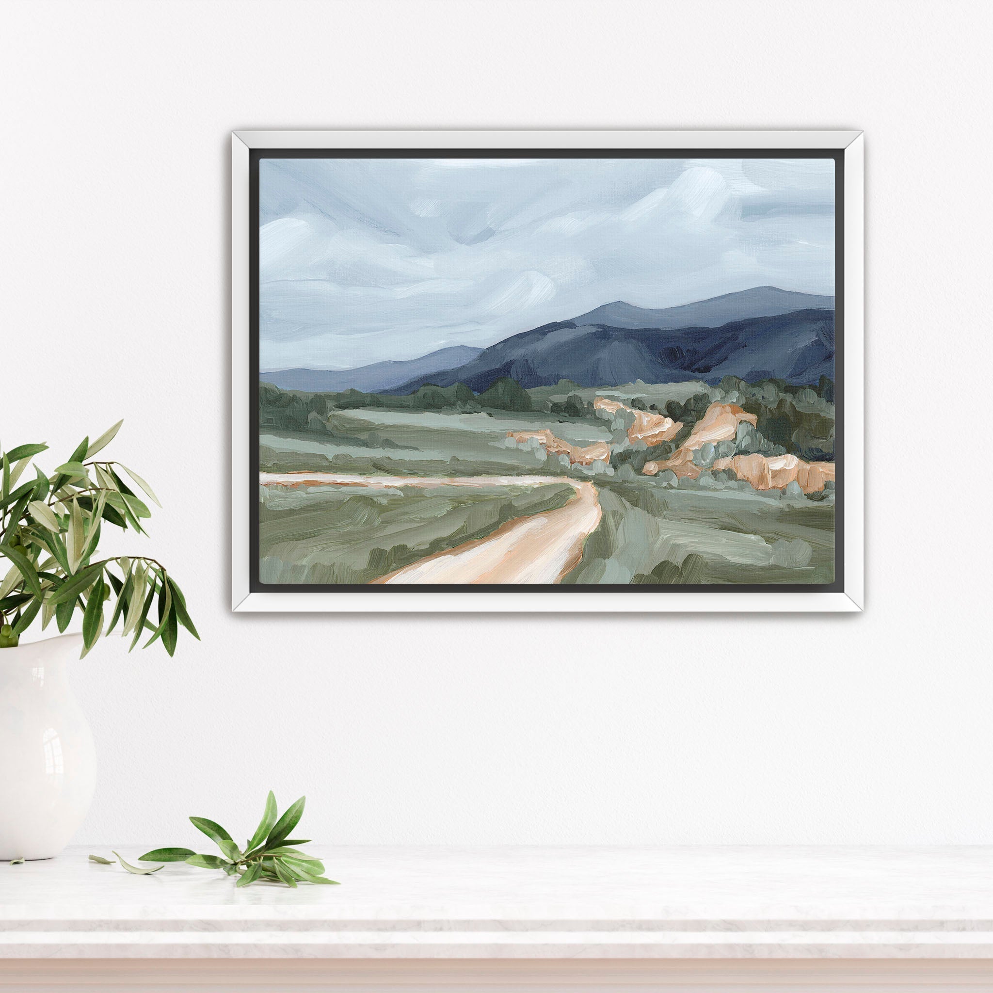 April Canyon Art Print - Stunning Landscape Wall Decor for Living Room, Bedroom & Office | Perfect Home & Gift Idea