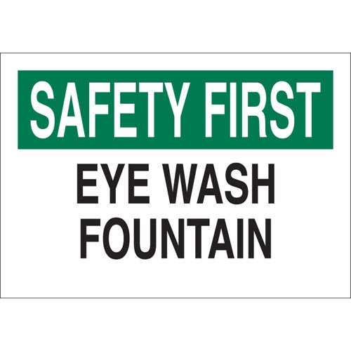 Brady 41207 First Aid Sign - Pack of 10 | OSHA Compliant Safety Signs for Workplace, Hospitals & Emergency Preparedness