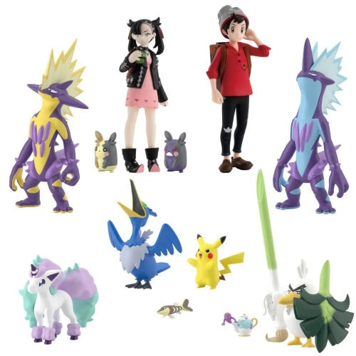 Pokemon Scale World 1/20 Galar Region Vol. 02 Bandai Mini Figure Set - Collectible Action Figures for Display, Gifts & Pokemon Battles