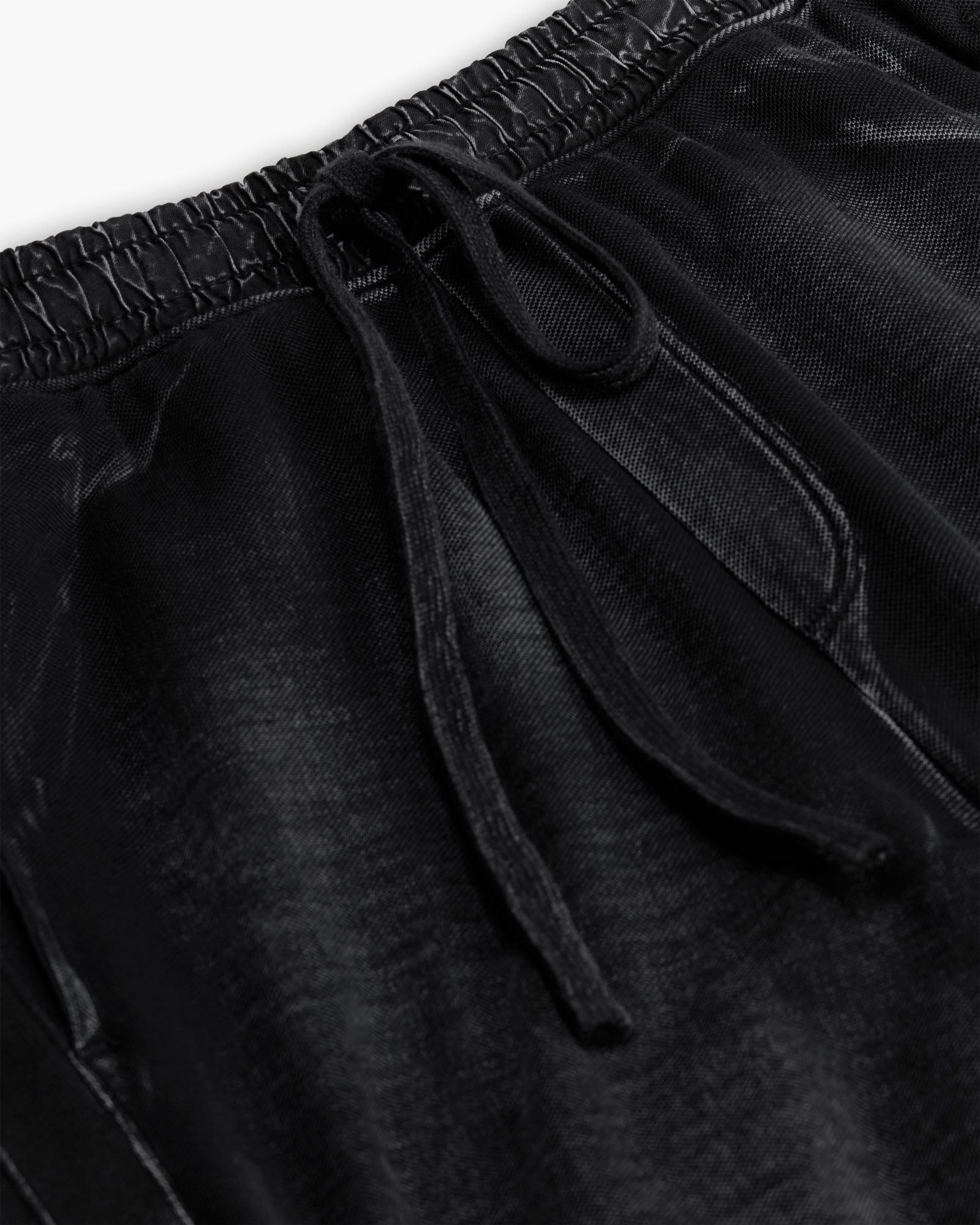 Stylish Pique Mixed Media Wide Leg Pants for Women - Black | Comfortable High Waisted Lounge Pants for Yoga, Travel & Casual Wear