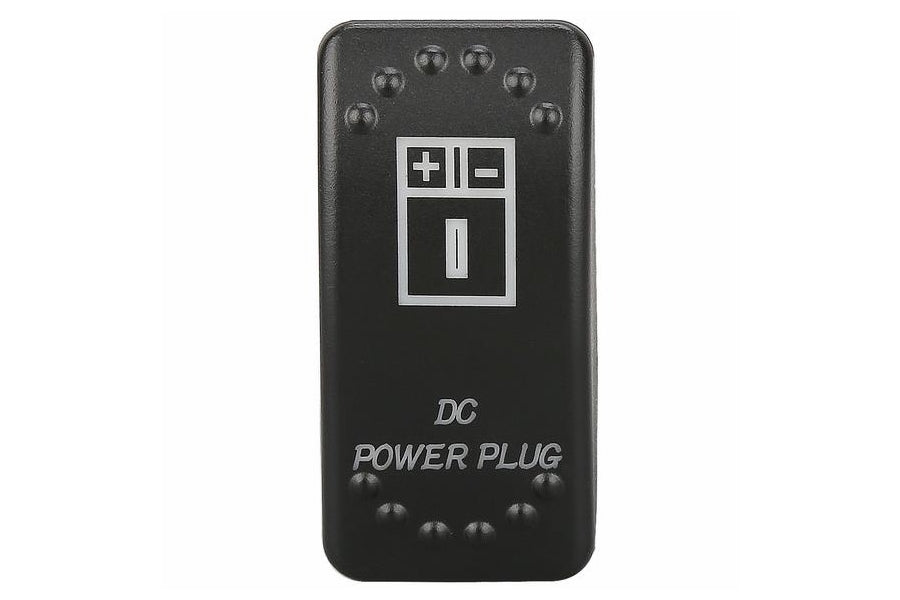 Bulldog Winch Rocker Switch DC Power Plug - Heavy Duty 12V/24V On-Off Toggle for Off-Road Vehicles & Marine Boats - Perfect for Winches, Lights & Accessories